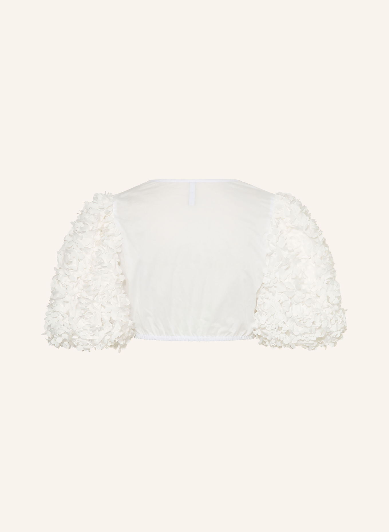 wallmann Dirndlbluse im Materialmix: WEISS