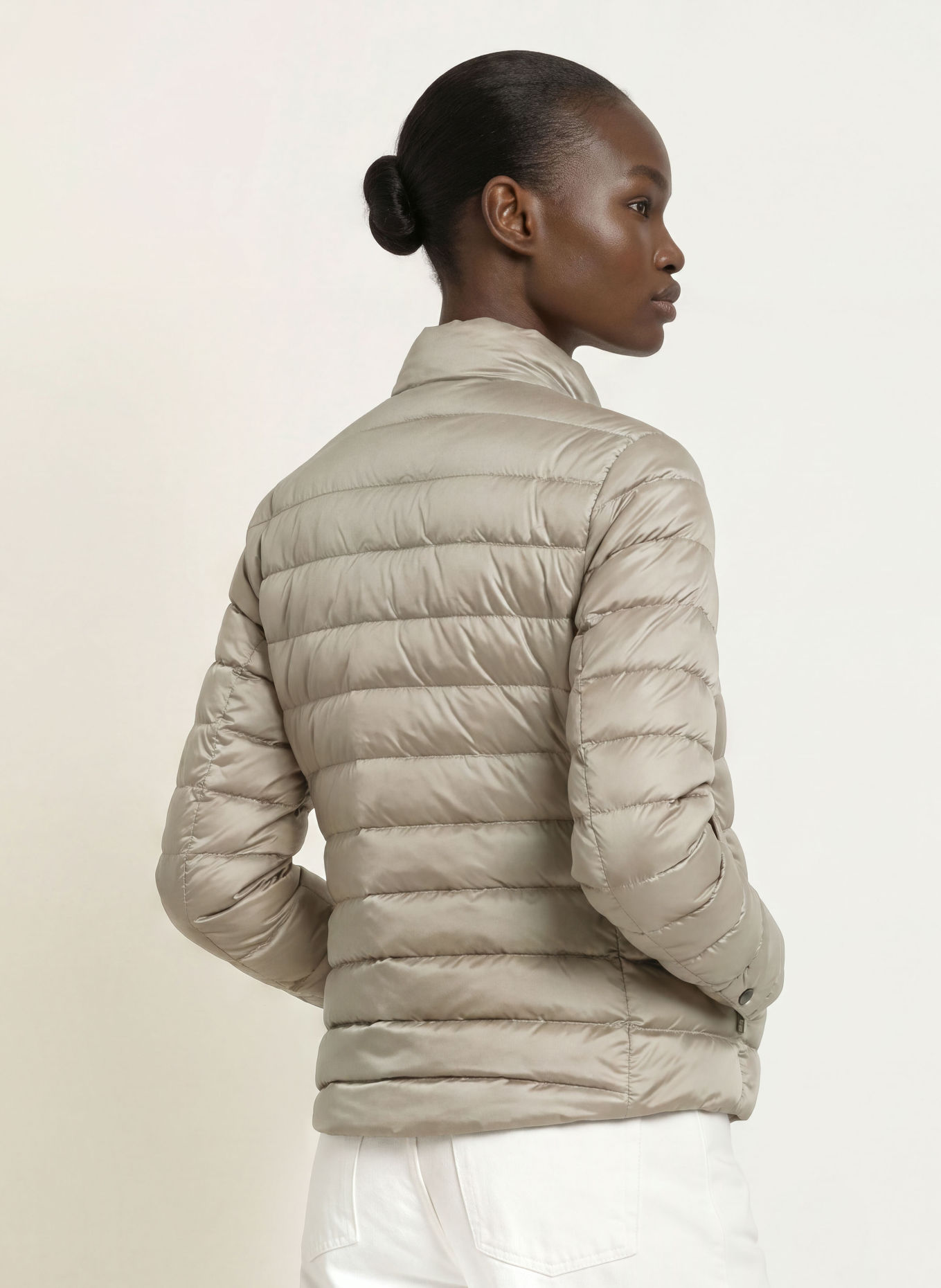 WOOLRICH LIQUID Lightweight Down Jacket: OLIVE