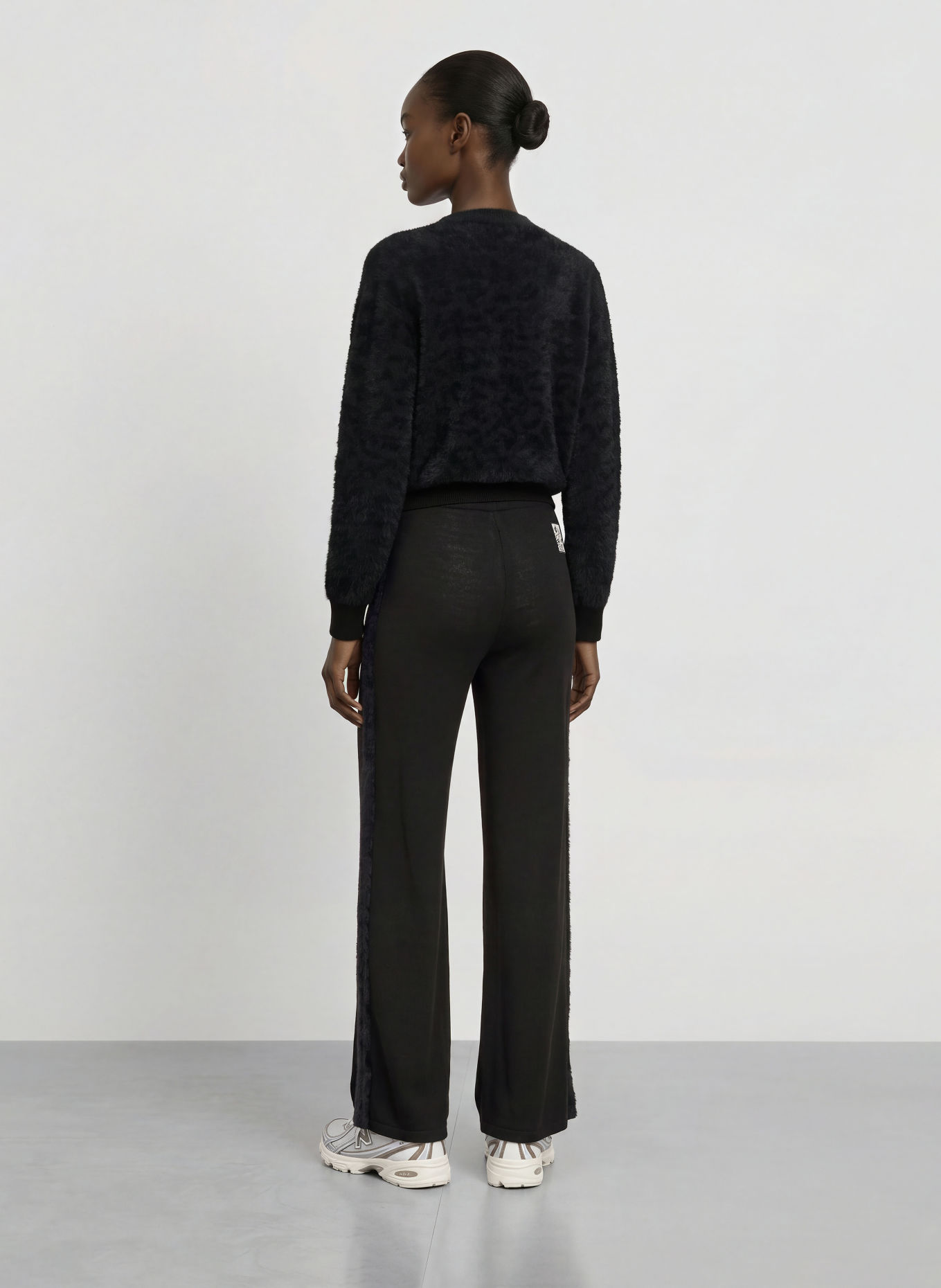 EA7 EMPORIO ARMANI Strickhose: SCHWARZ