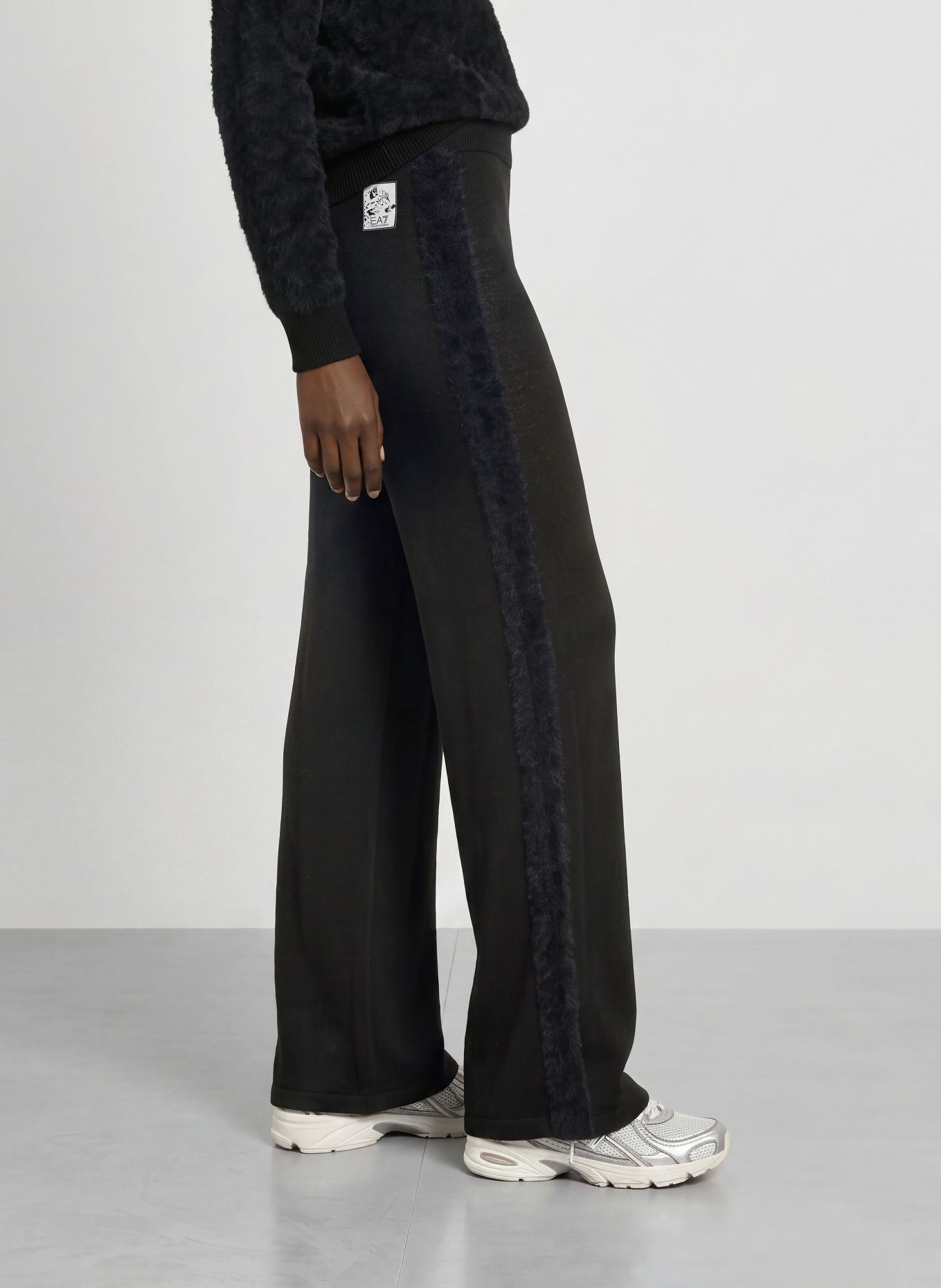 EA7 EMPORIO ARMANI Strickhose: SCHWARZ