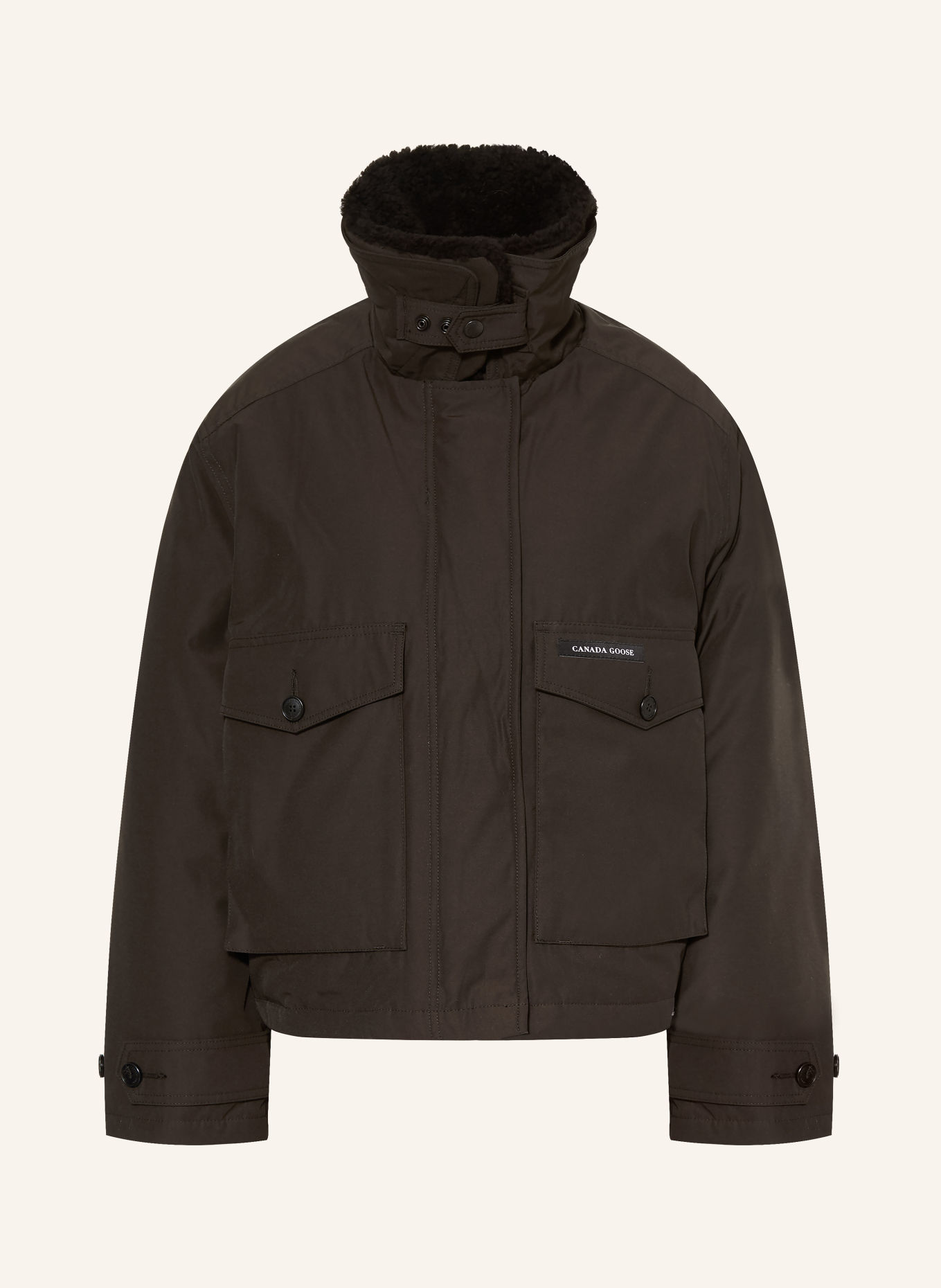 CANADA GOOSE SCOUT Down Jacket: DARK BROWN