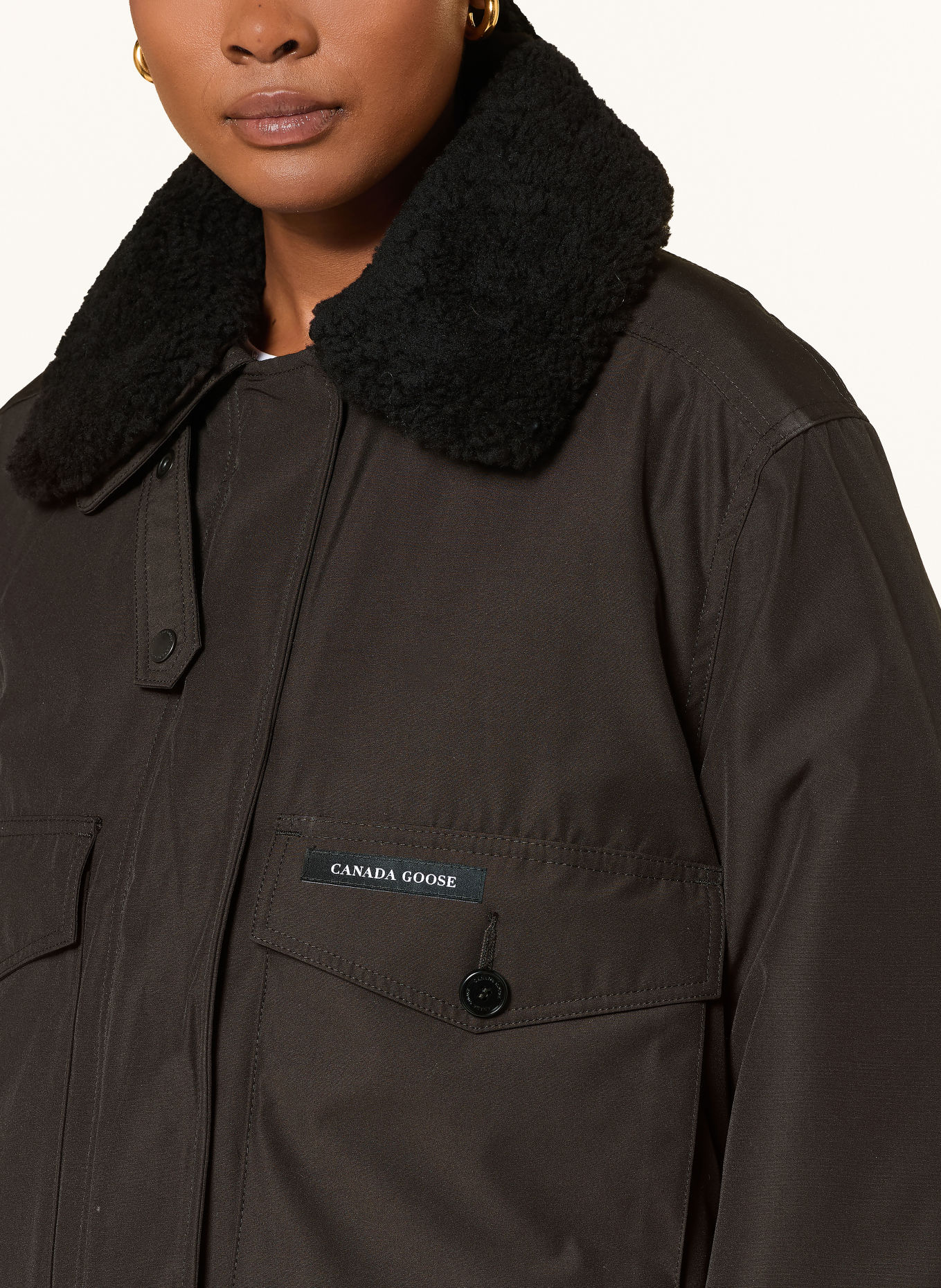 CANADA GOOSE SCOUT Down Jacket: DARK BROWN