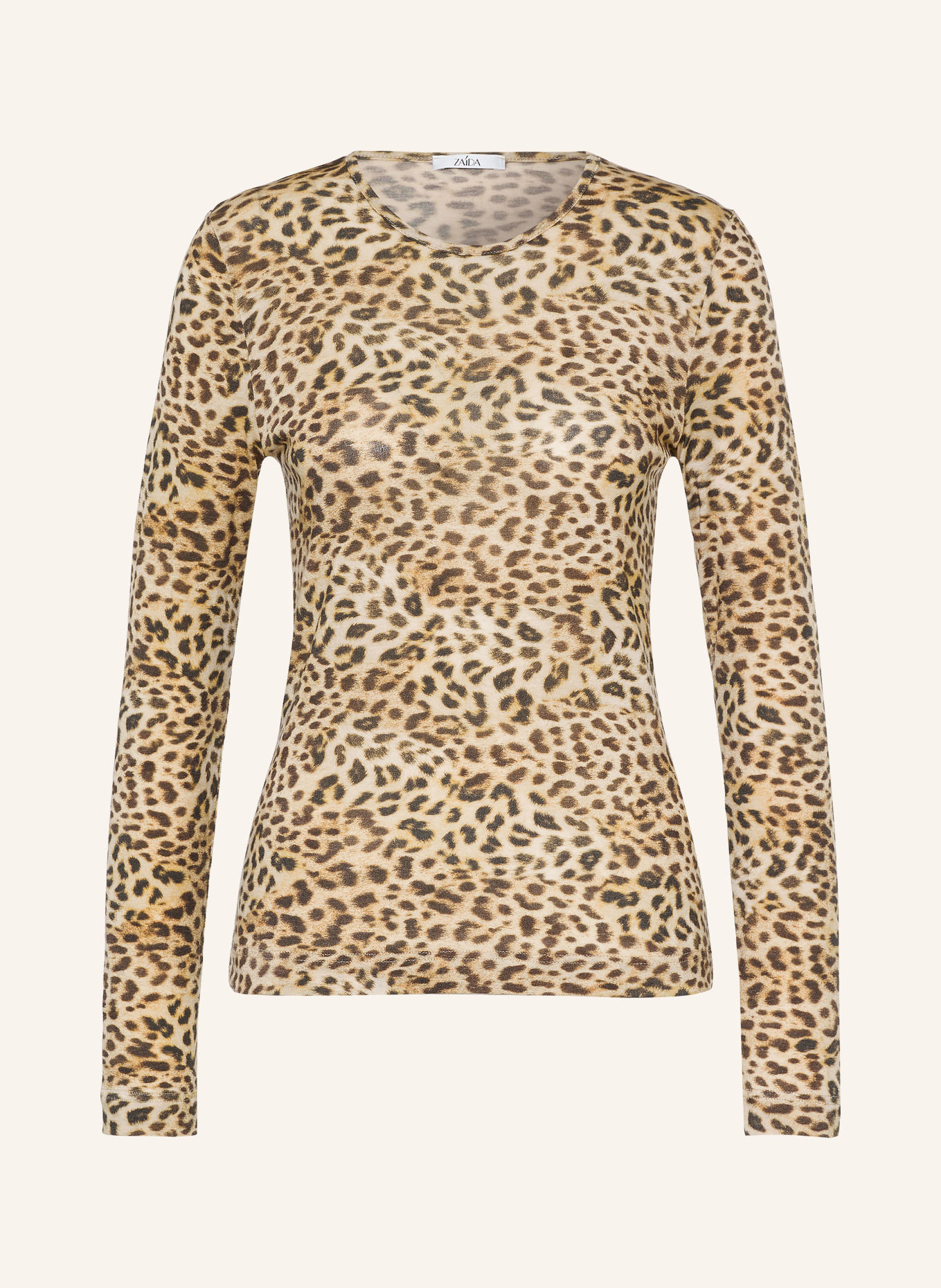 ZAÍDA Longsleeve: DUNKELBRAUN / CAMEL