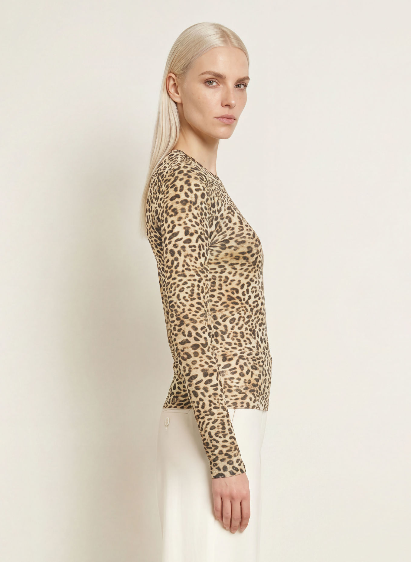 ZAÍDA Longsleeve: DUNKELBRAUN / CAMEL