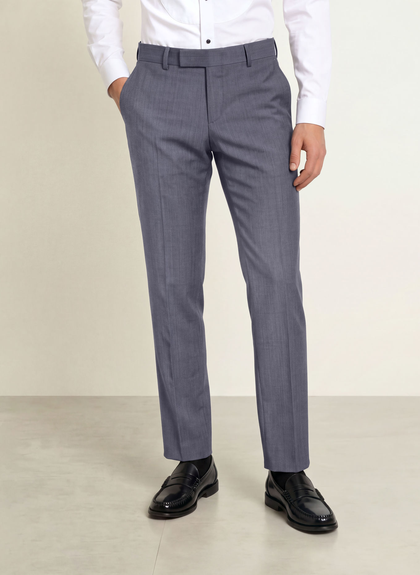 BOSS Oblekové kalhoty GENIUS Slim Fit: 479 OPEN BLUE