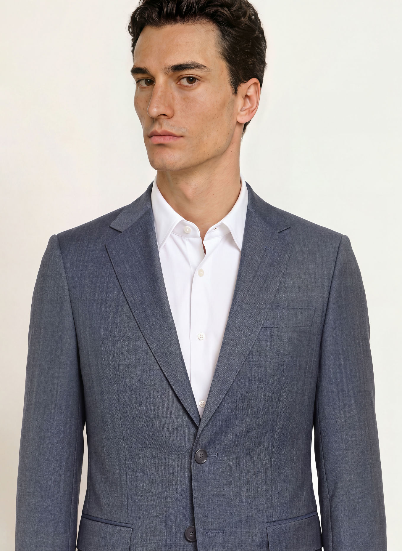 BOSS Oblekové sako HUGE Slim Fit: 479 OPEN BLUE