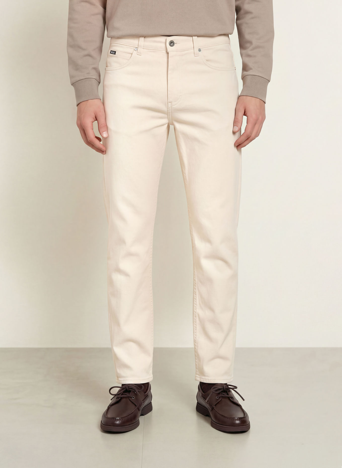BOSS Jeans OGDEN Straight Fit: 118 Open White