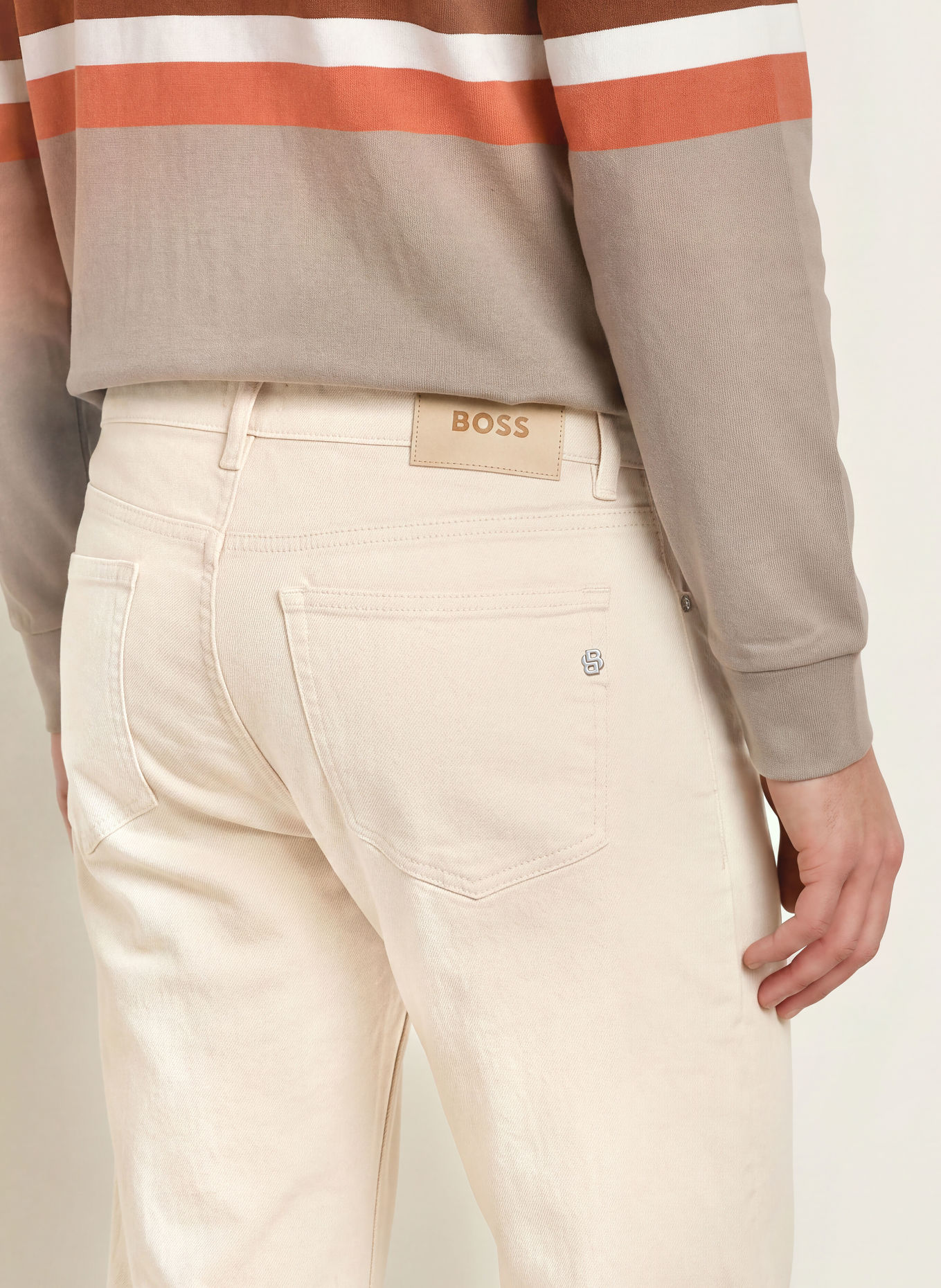 BOSS Jeans OGDEN Straight Fit: 118 Open White
