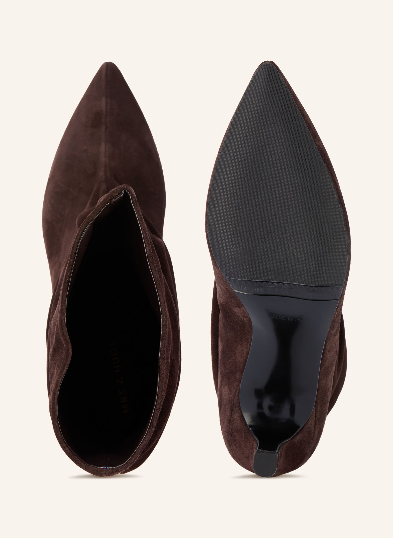 MRS & HUGS Ankle boots: DARK BROWN