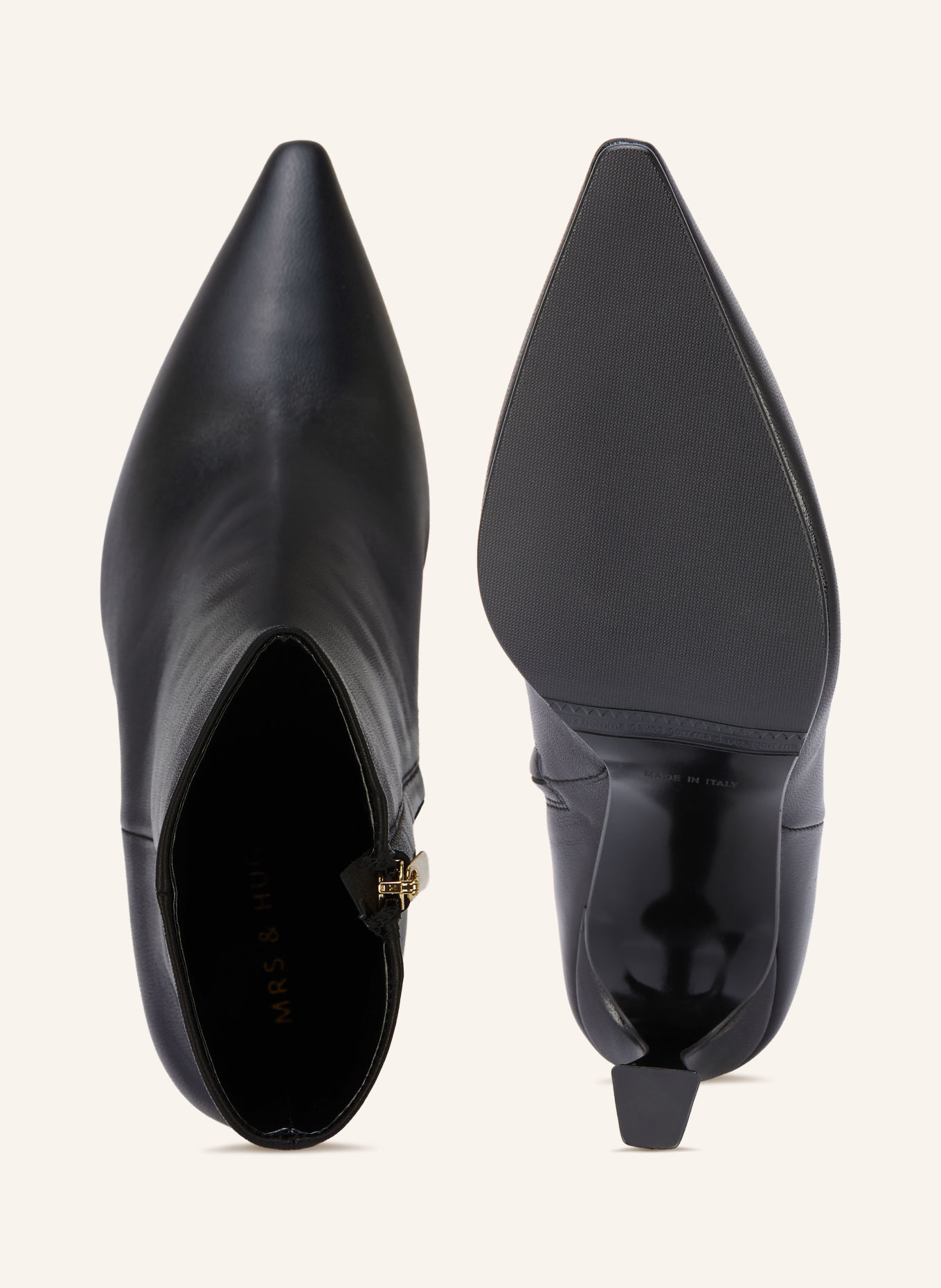 MRS & HUGS Ankle boots: BLACK