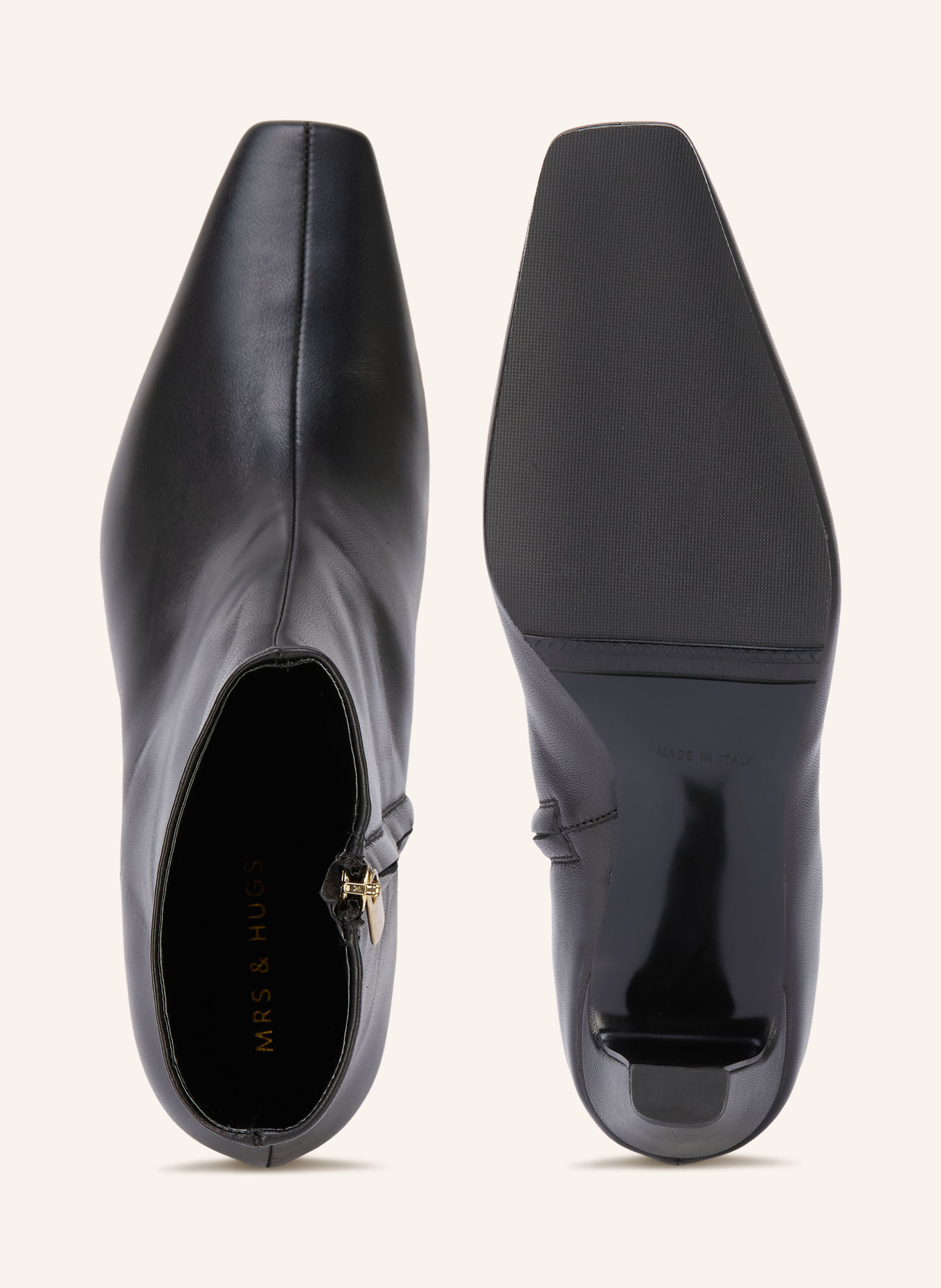 MRS & HUGS Stiefeletten: SCHWARZ