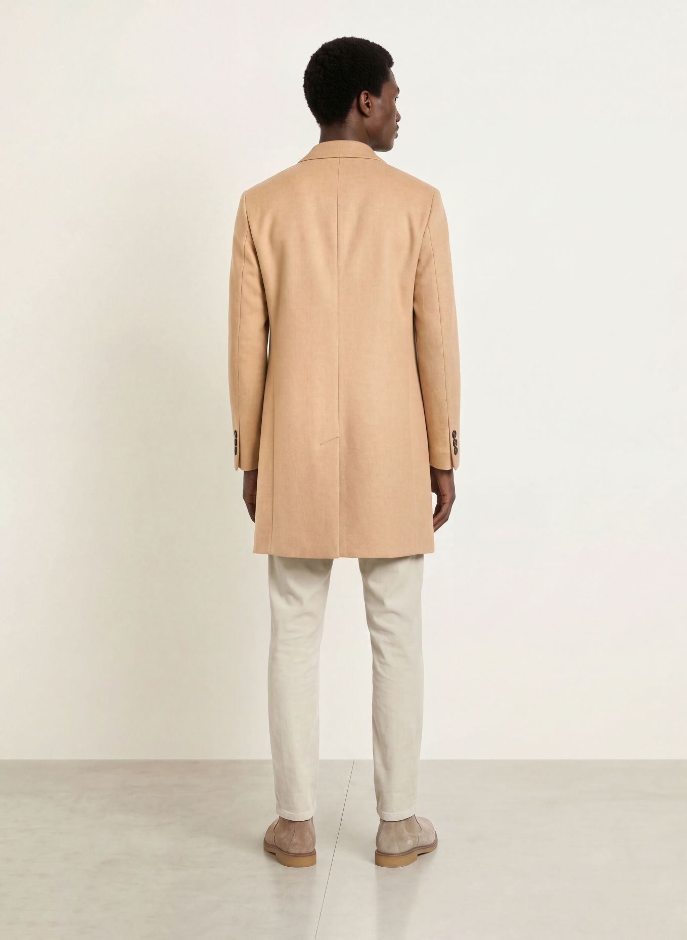 BOSS Wollen mantel HYDE: BEIGE