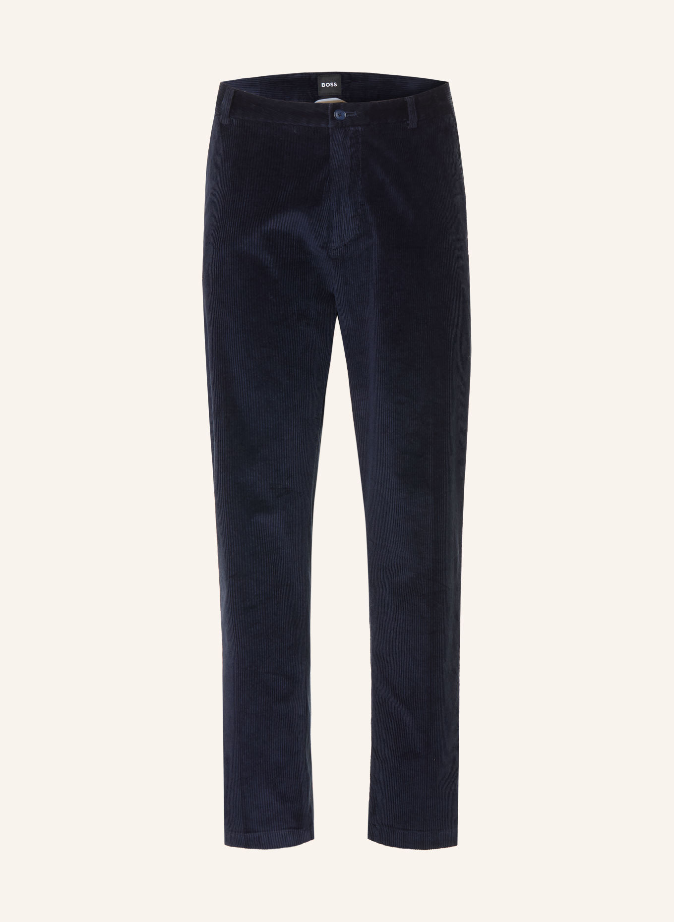 BOSS Cordbroek KANE Extra Slim Fit: DONKERBLAUW