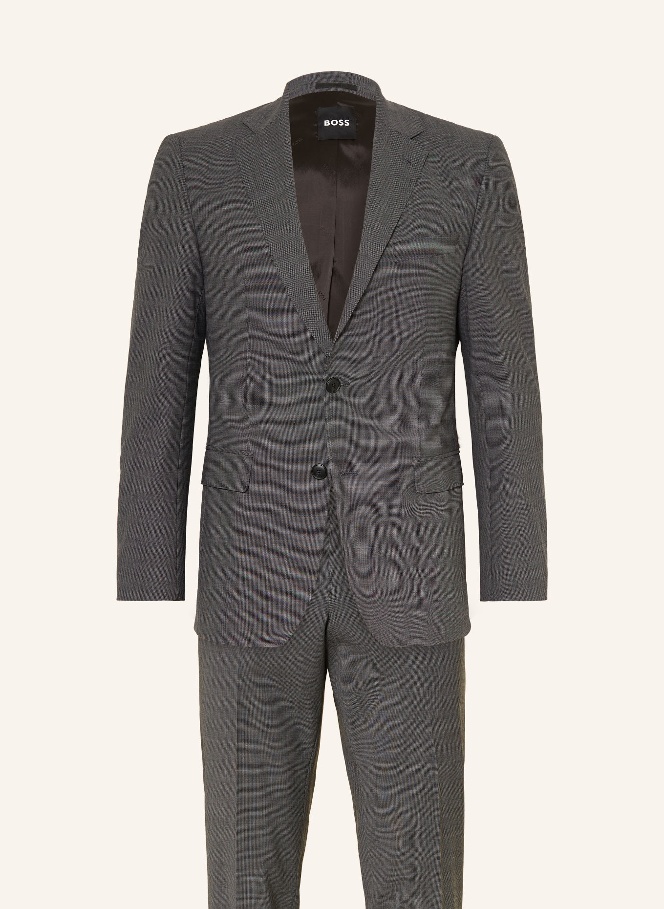 BOSS Costume HUGE coupe slim: GRIS
