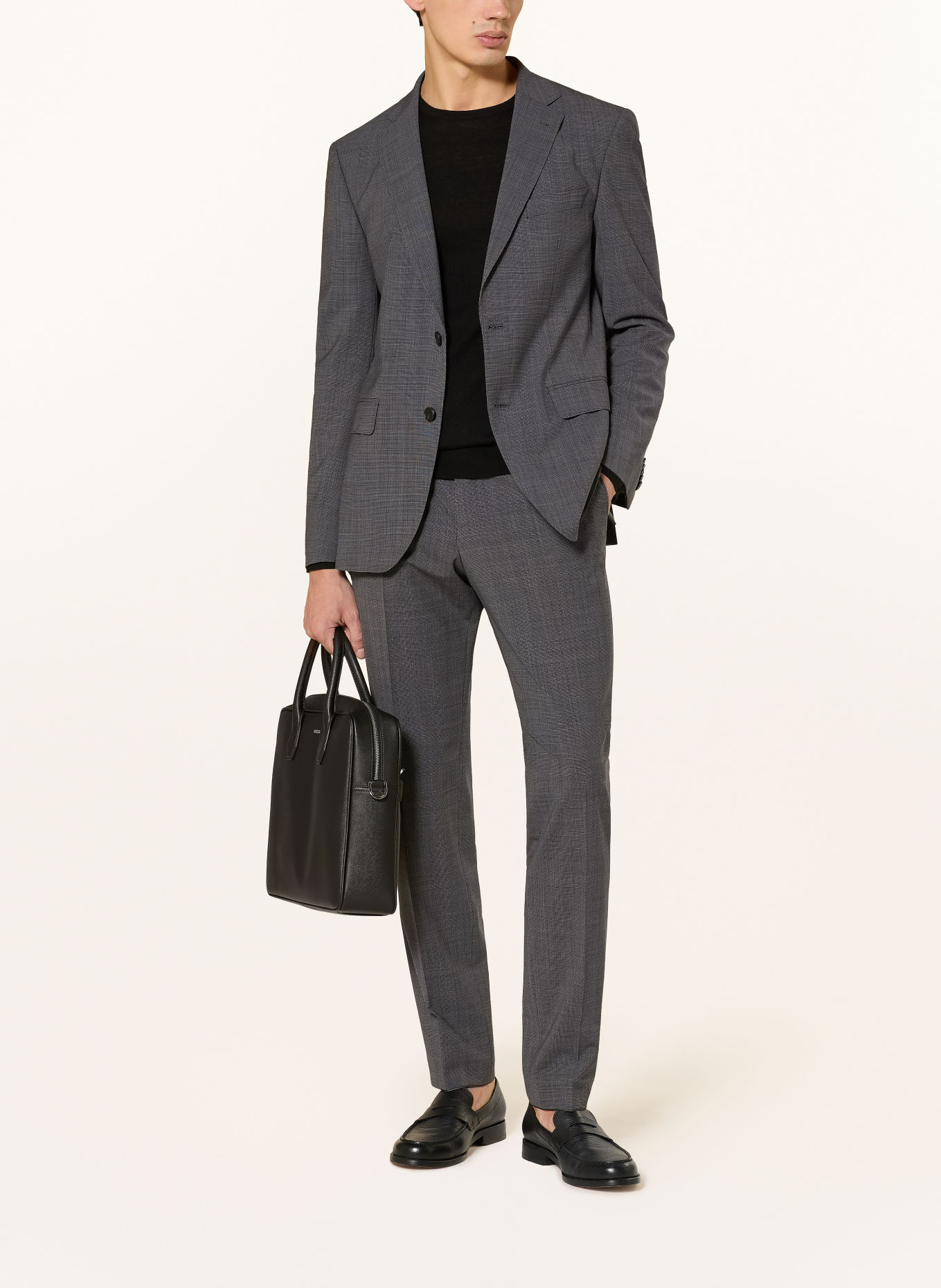 BOSS Costume HUGE coupe slim: GRIS