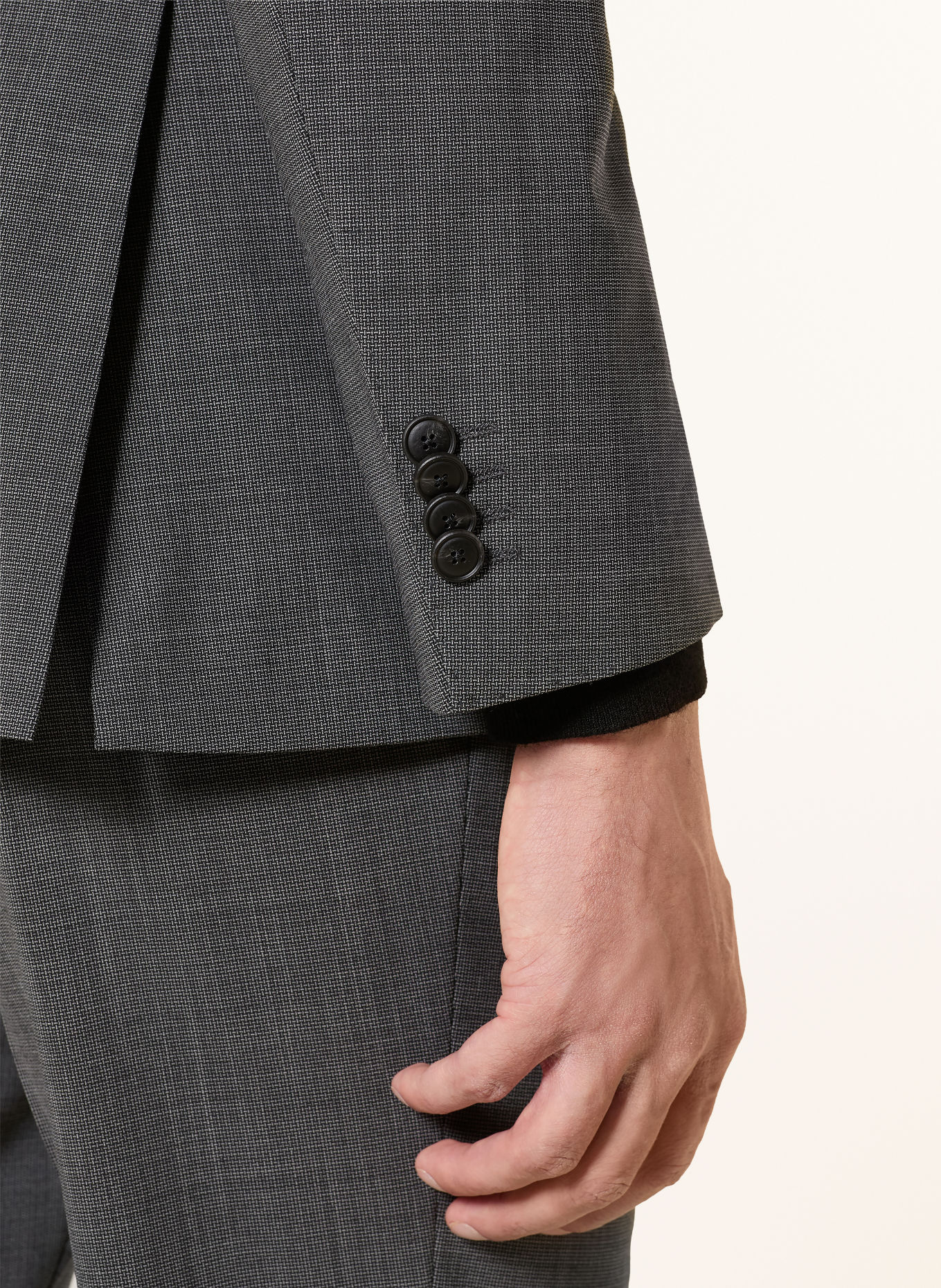 BOSS Costume HUGE coupe slim: GRIS