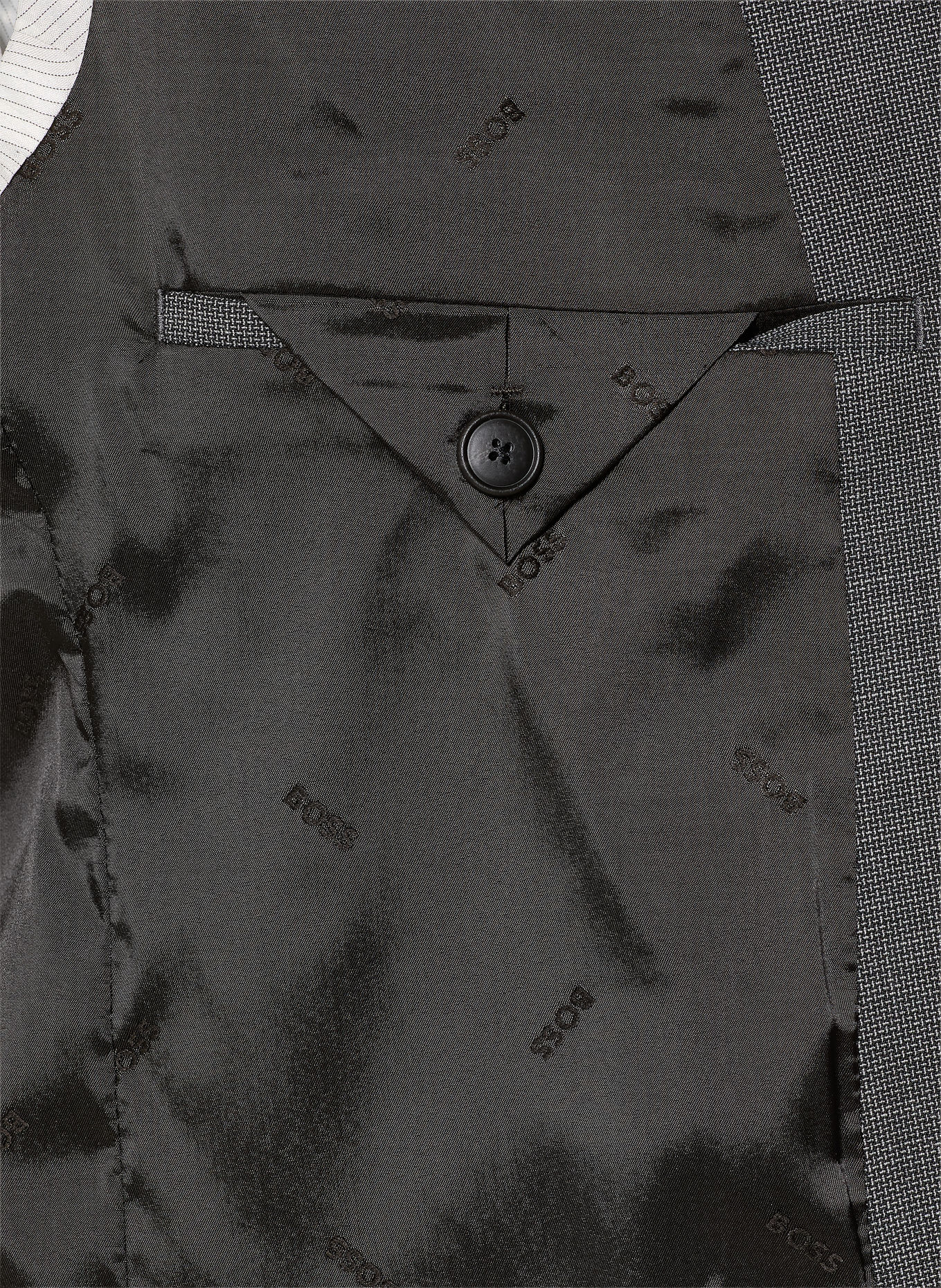 BOSS Costume HUGE coupe slim: GRIS