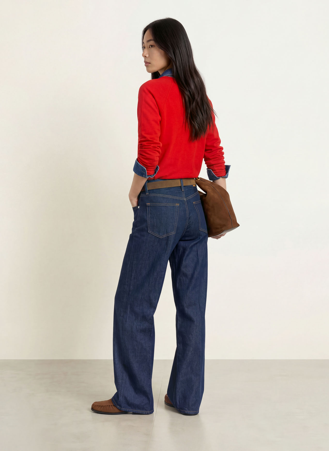 Smith & Soul Long-sleeve shirt: RED