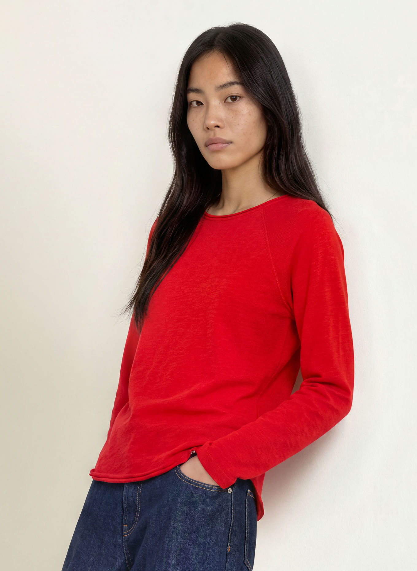 Smith & Soul Long-sleeve shirt: RED