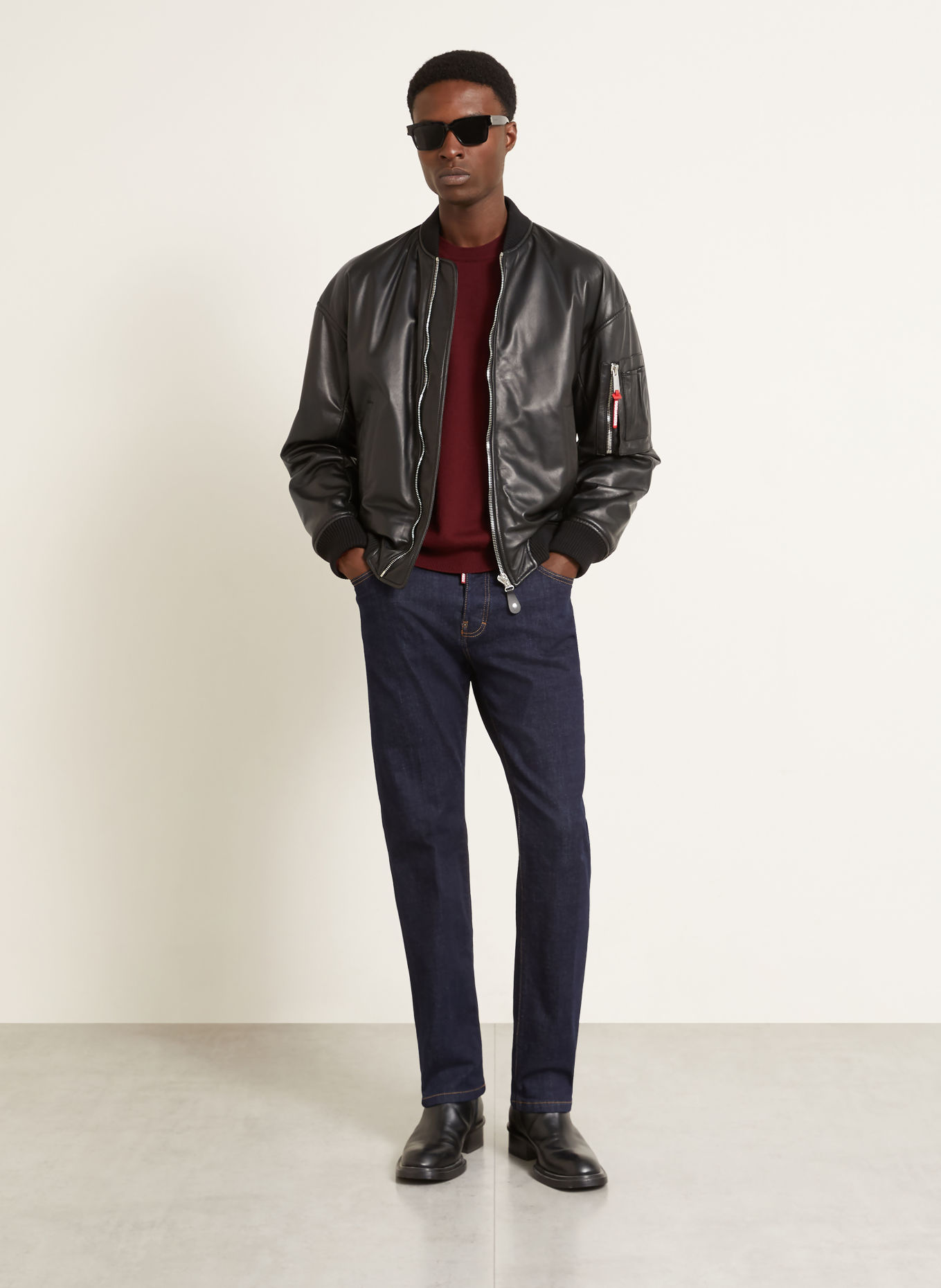 DSQUARED2 Svetry: TMAVĚ ČERVENÁ
