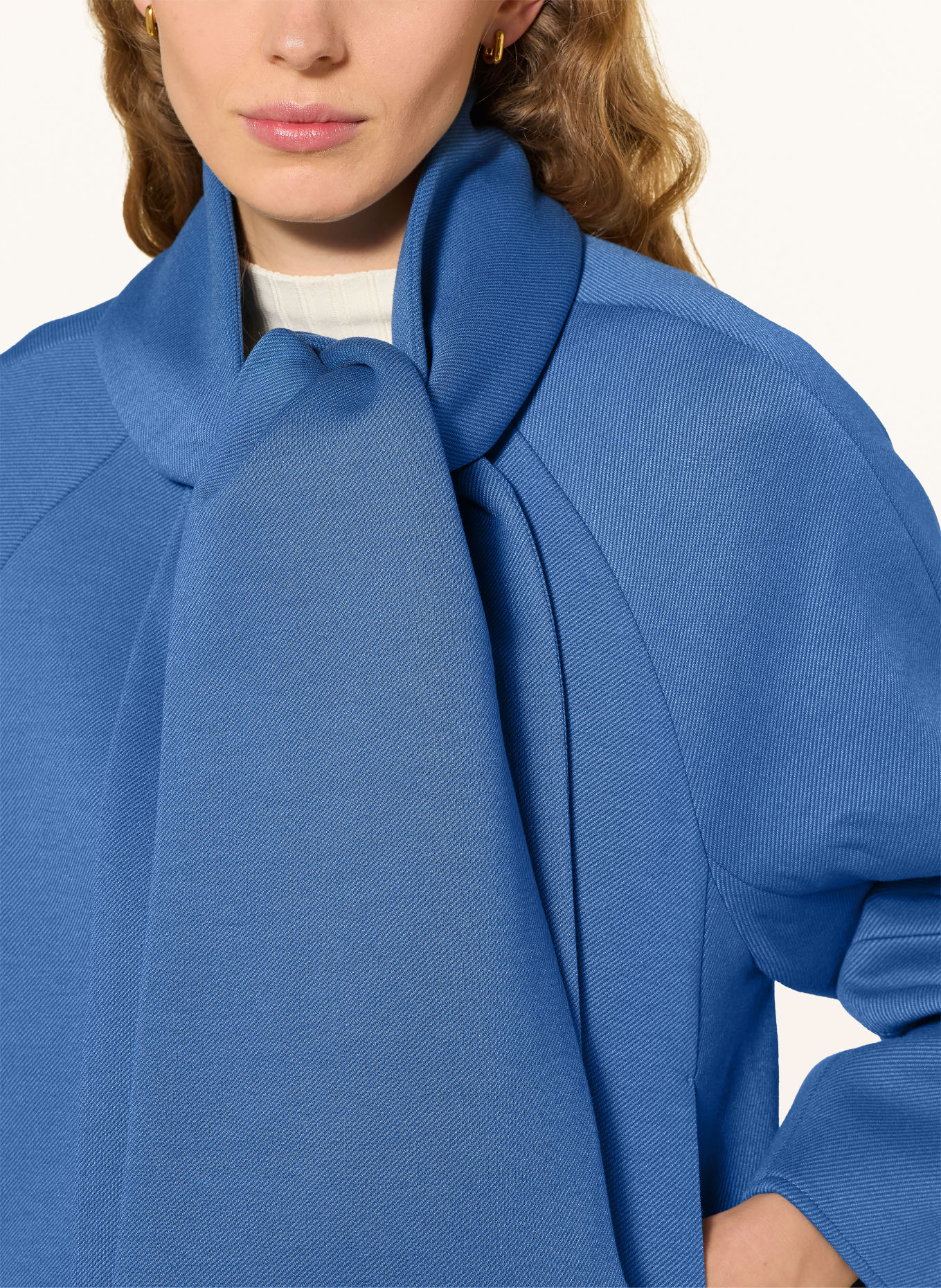 Rich & Royal Jas met afneembare Sjaal: BLAUW