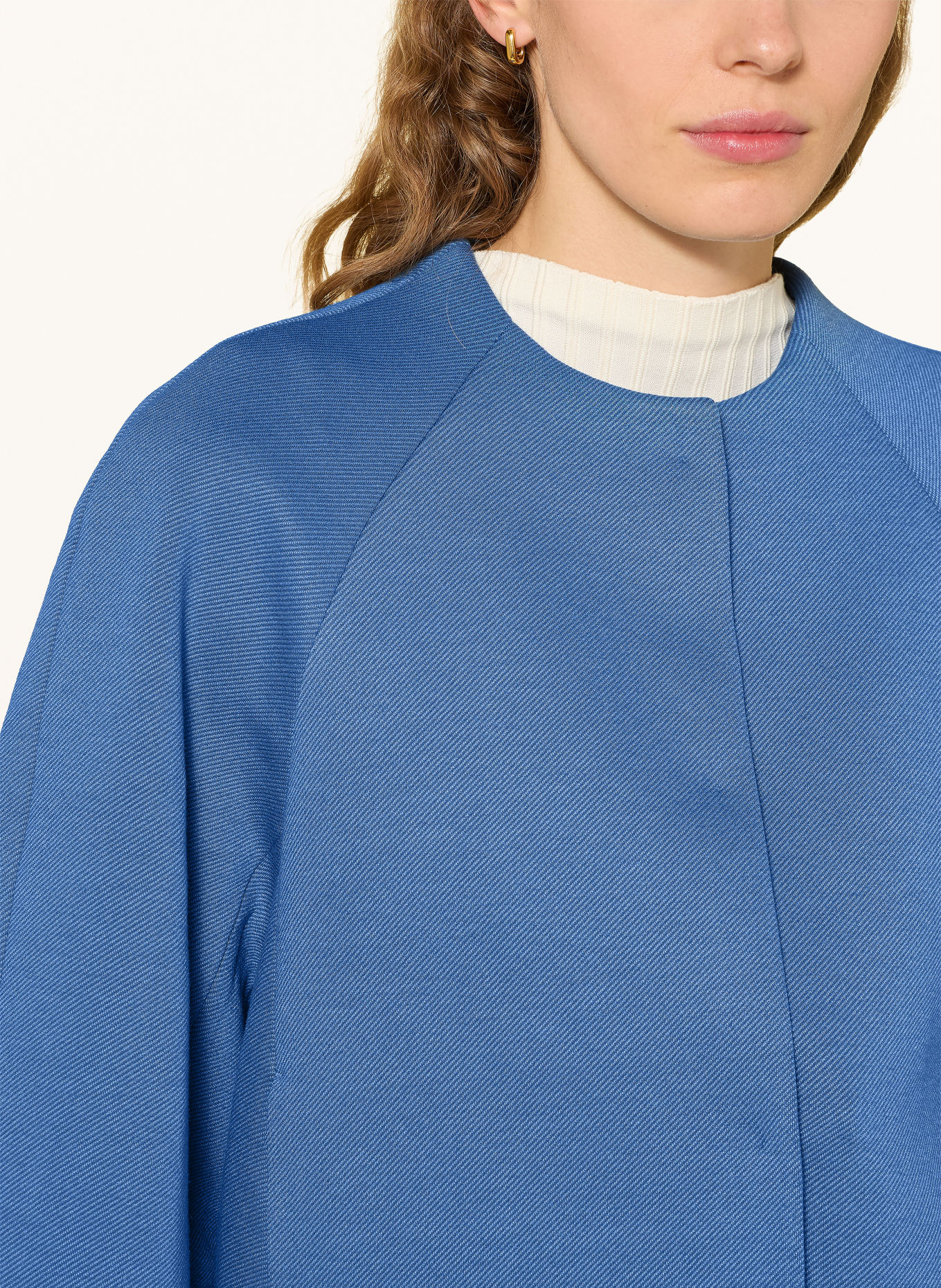 Rich & Royal Jas met afneembare Sjaal: BLAUW