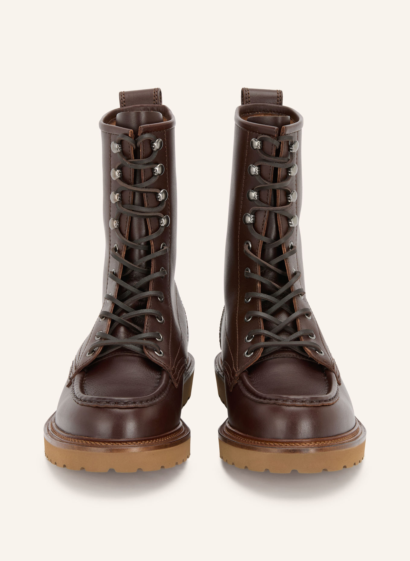 BOSS KEATON Lace-up boots: DARK BROWN