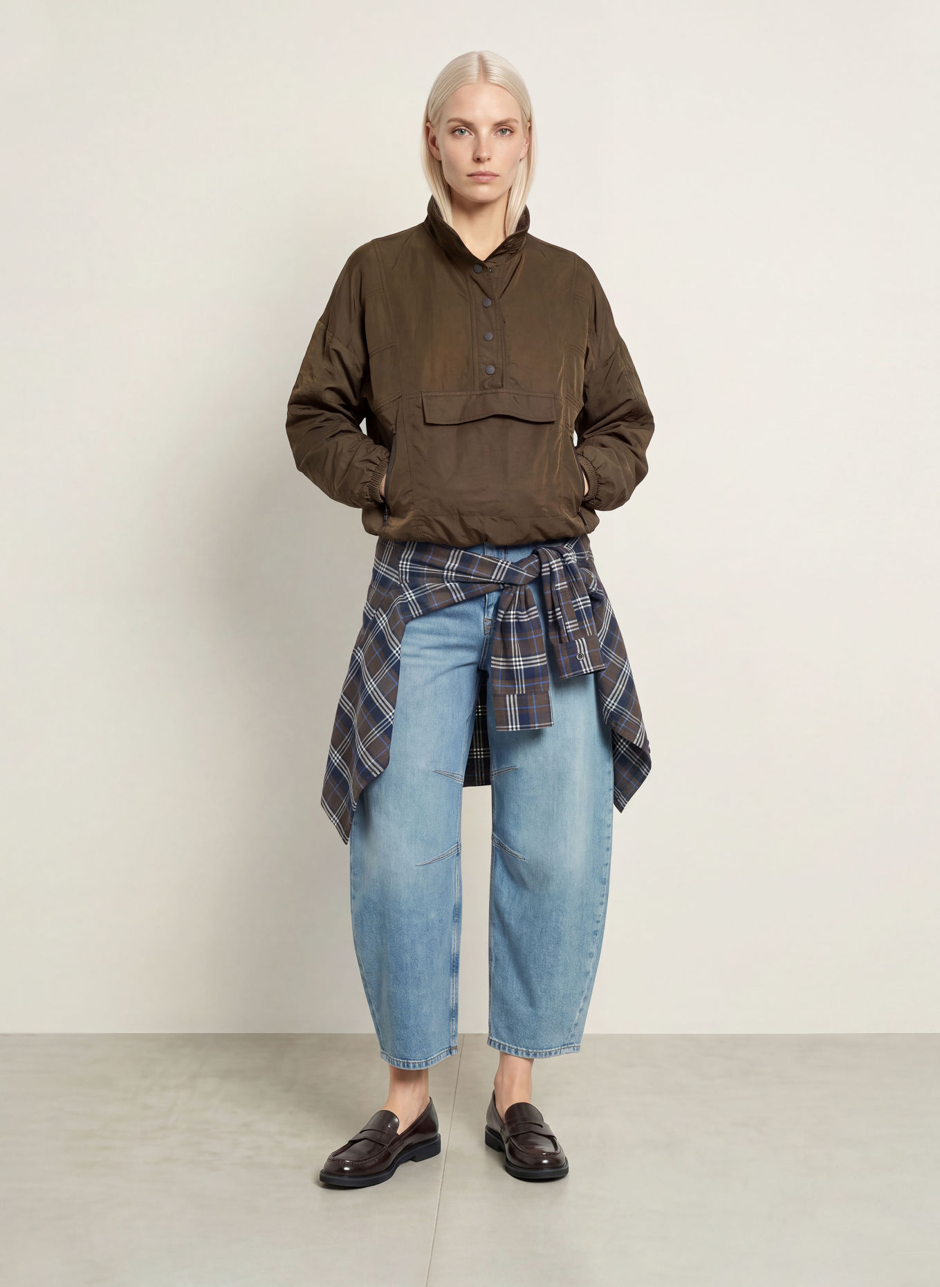 10DAYS Barrel Jeans: 1225 Blue Denim