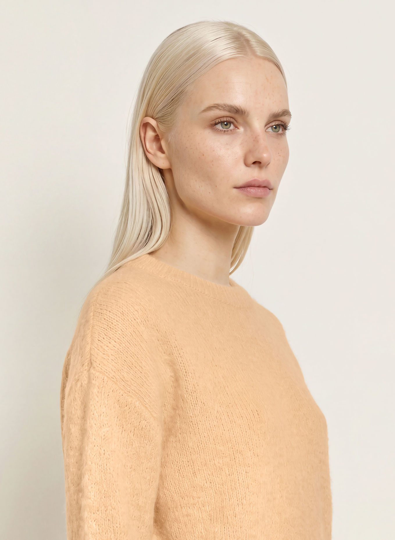 10DAYS Sweter z alpaki: JASNOPOMARAŃCZOWY