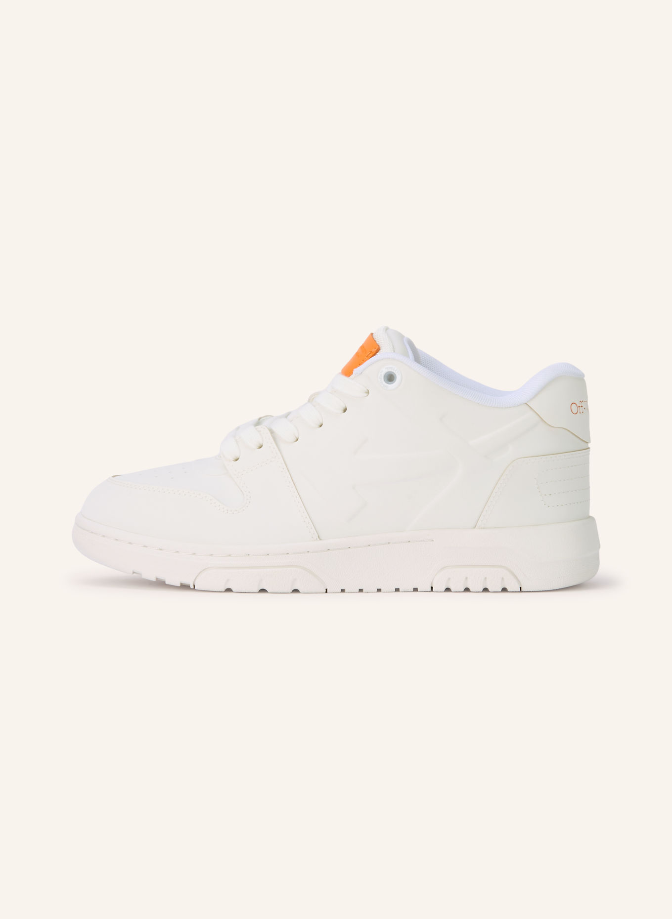 Off-White Sneakersy OUT OF OFFICE: BIAŁY / JASKRAWY POMARAŃCZOWY