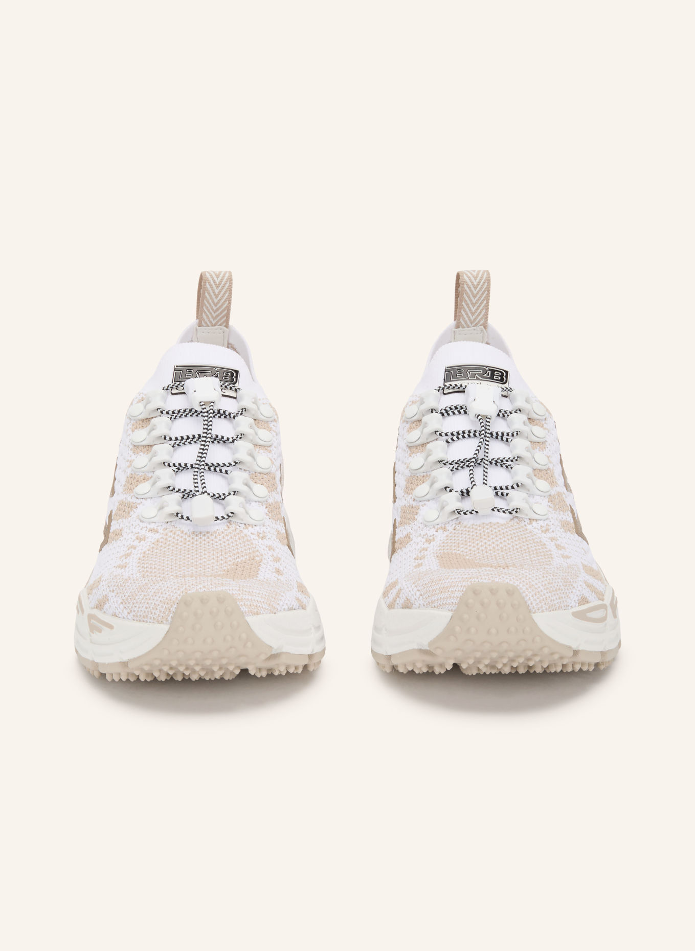 Off-White Sneakersy BE RIGHT BACK: BIAŁY / BEŻOWY / SZAROBRĄZOWY