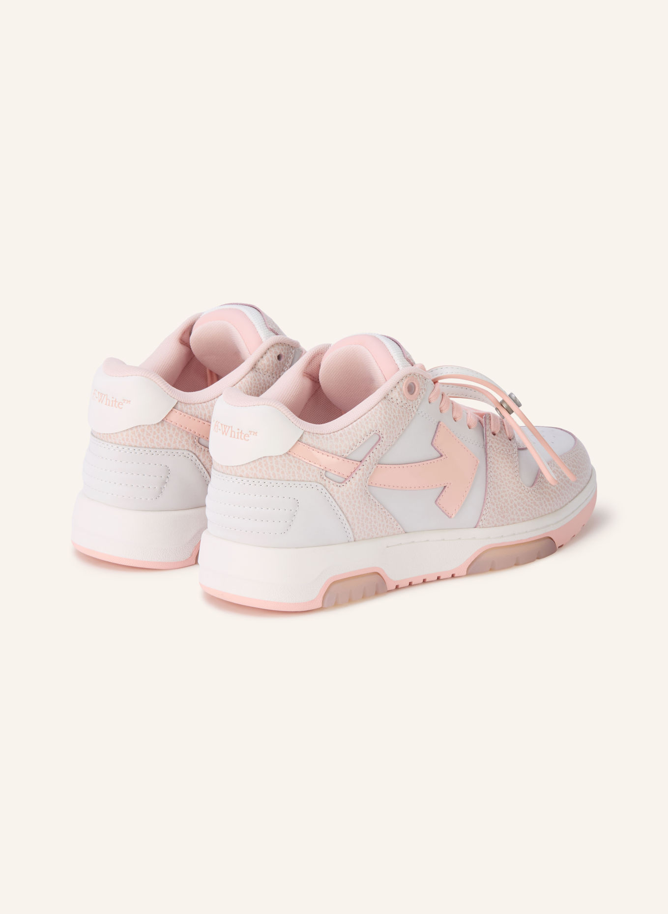 Off-White Sneakersy OUT OF OFFICE: BIAŁY / RÓŻOWY