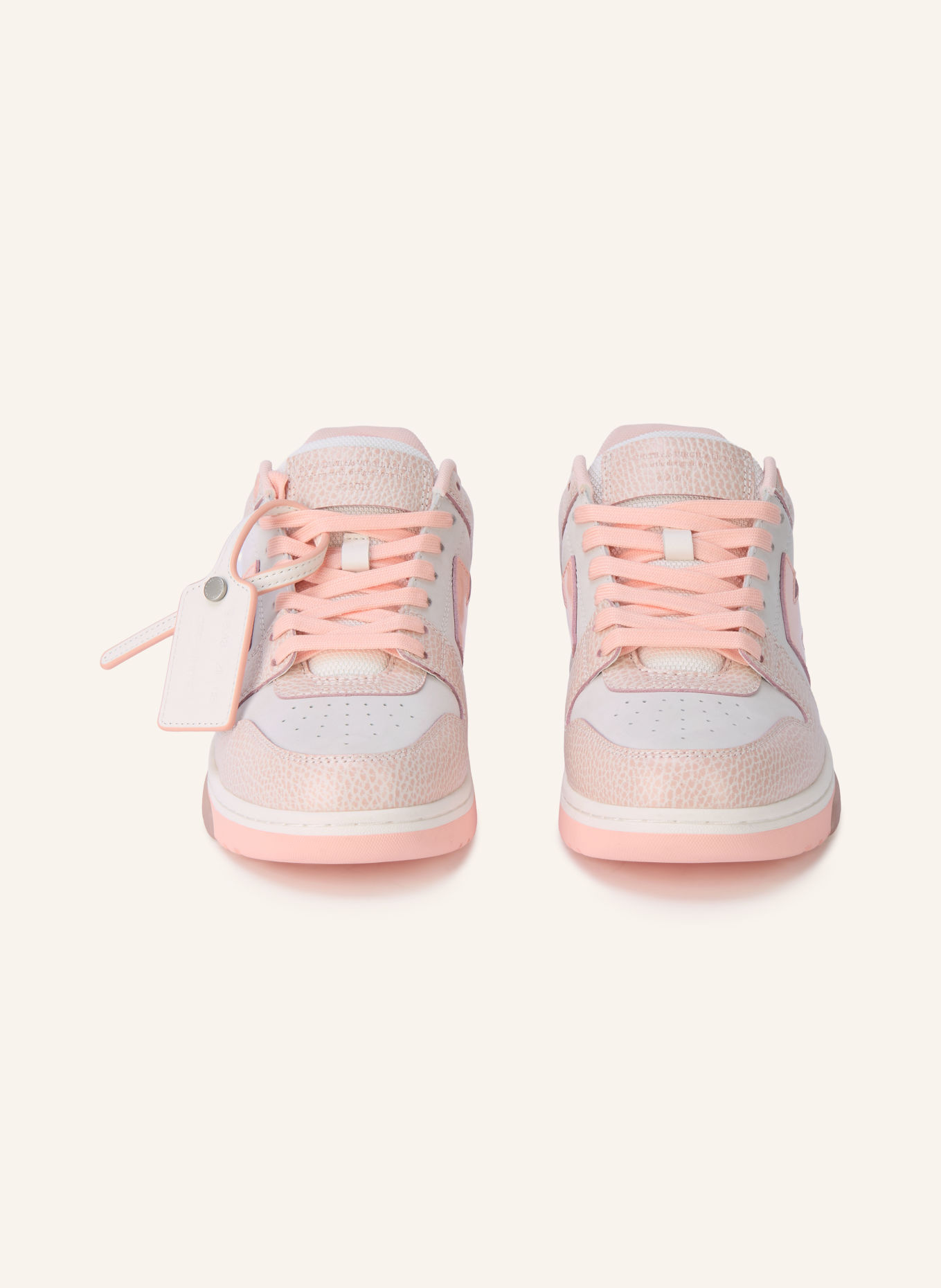Off-White Sneakersy OUT OF OFFICE: BIAŁY / RÓŻOWY