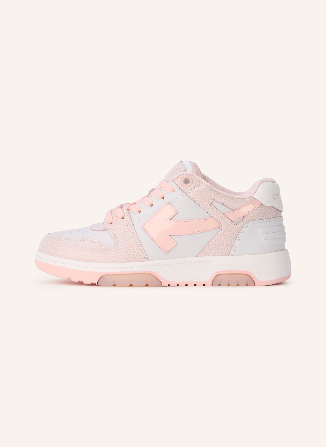 Off-White Sneakersy OUT OF OFFICE: BIAŁY / RÓŻOWY