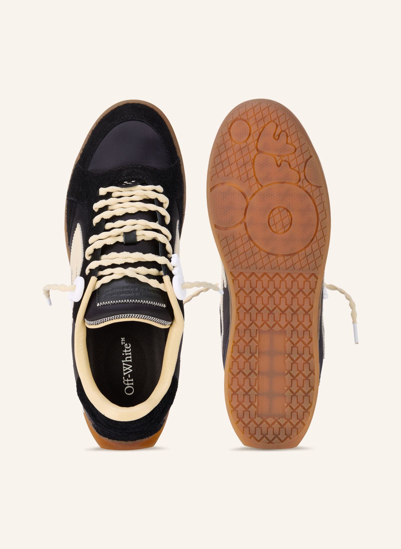Off-White Sneaker END OF PLAY: SCHWARZ / CREME