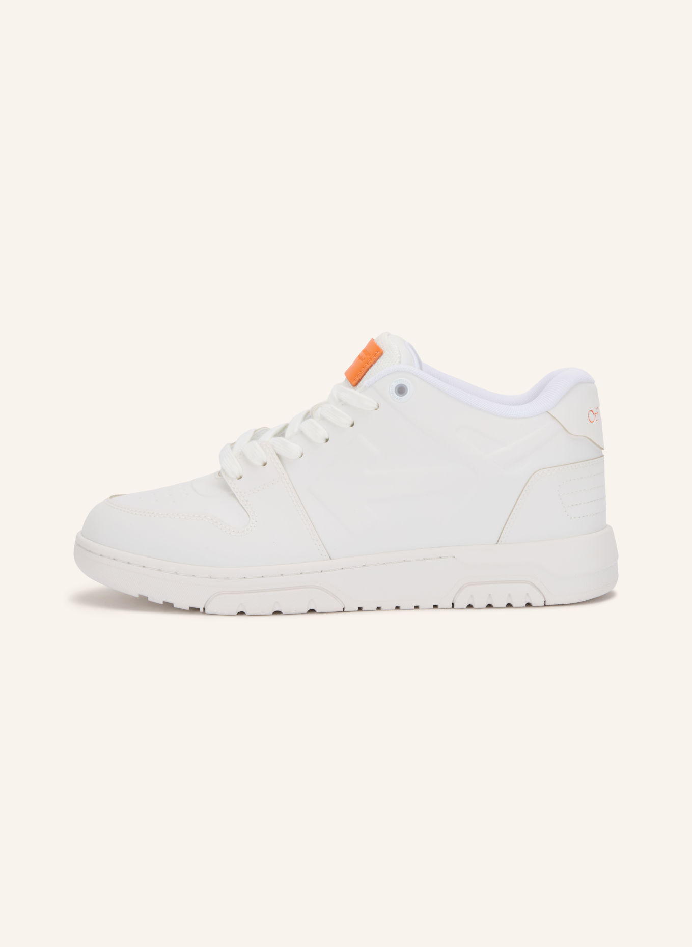 Off-White Sneakersy OUT OFFICE: BIAŁY / POMARAŃCZOWY