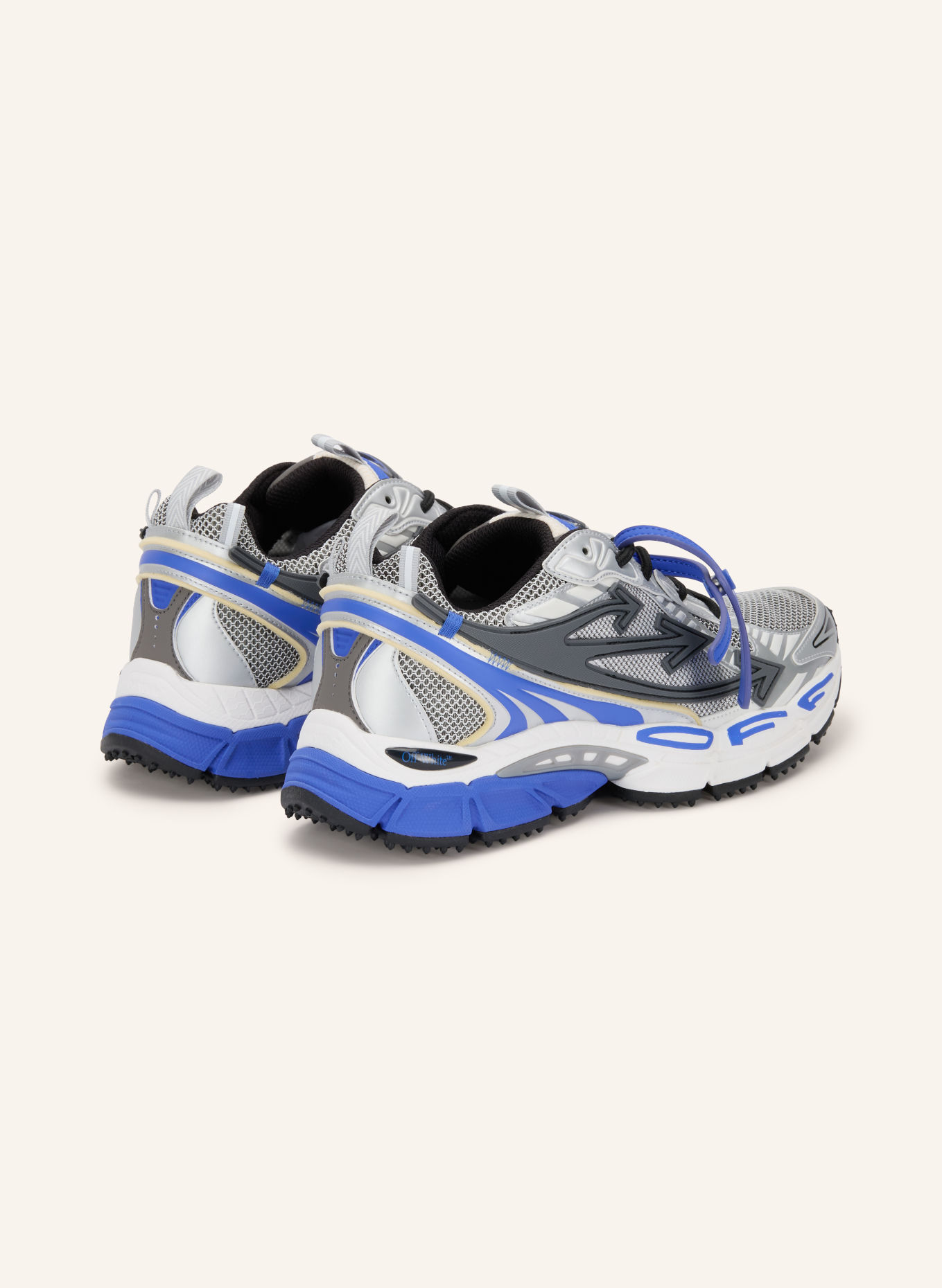 Off-White Sneakersy BE RIGHT BACK: JASNOCZARY / CZIEMNOSZARY / NIEBIESKI