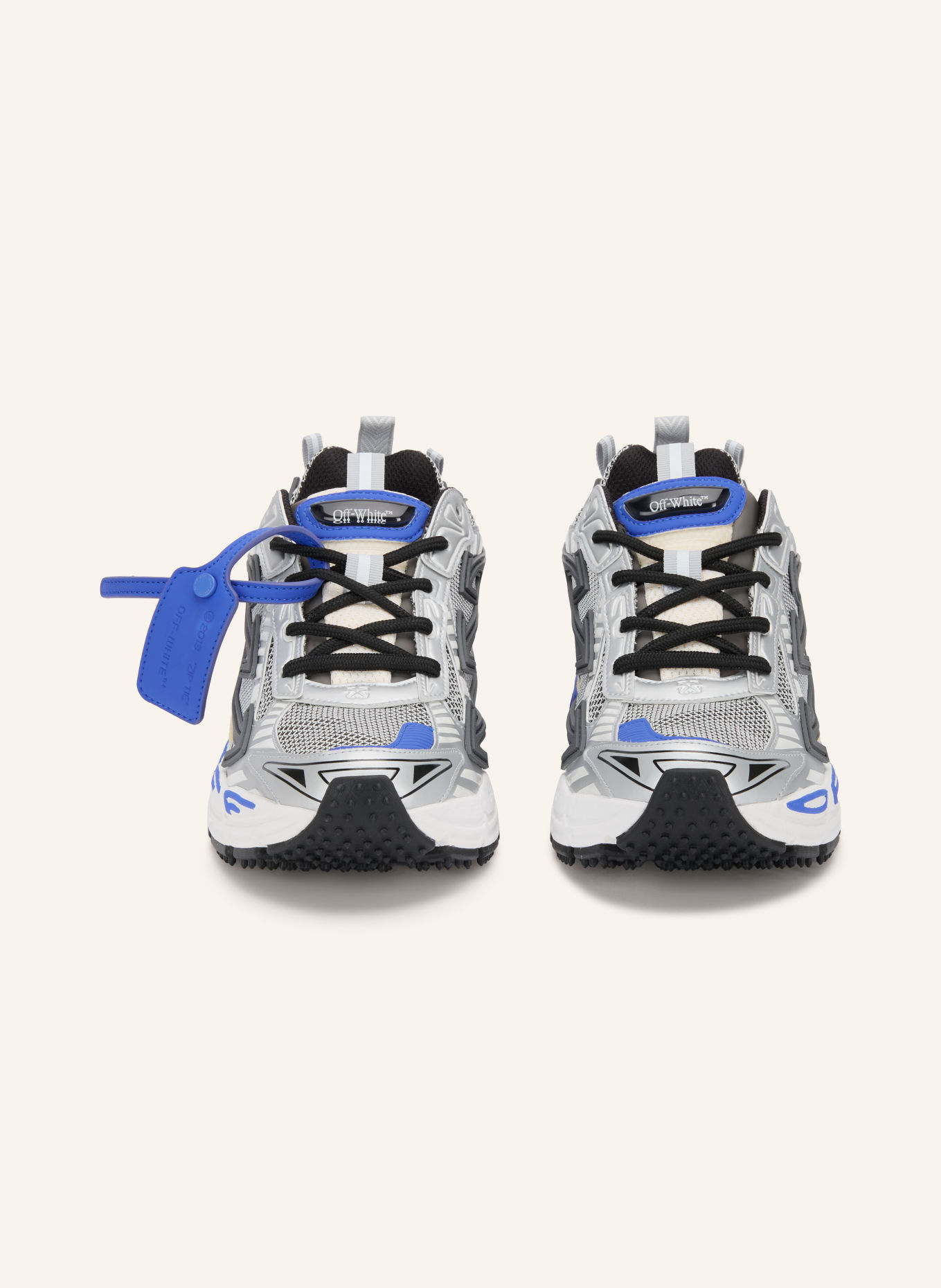 Off-White Sneakersy BE RIGHT BACK: JASNOCZARY / CZIEMNOSZARY / NIEBIESKI
