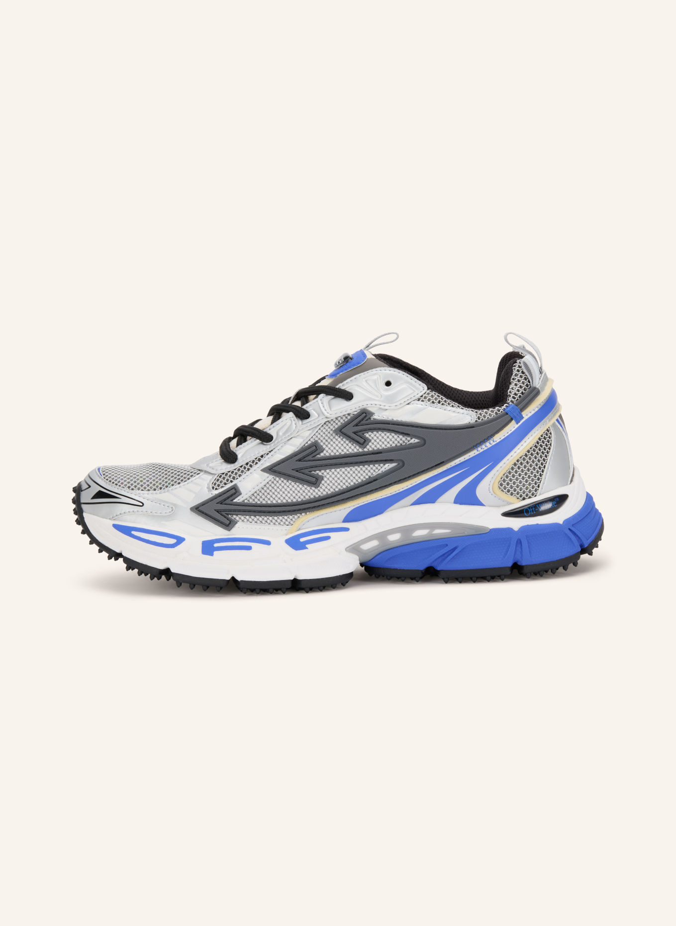 Off-White Sneakersy BE RIGHT BACK: JASNOCZARY / CZIEMNOSZARY / NIEBIESKI