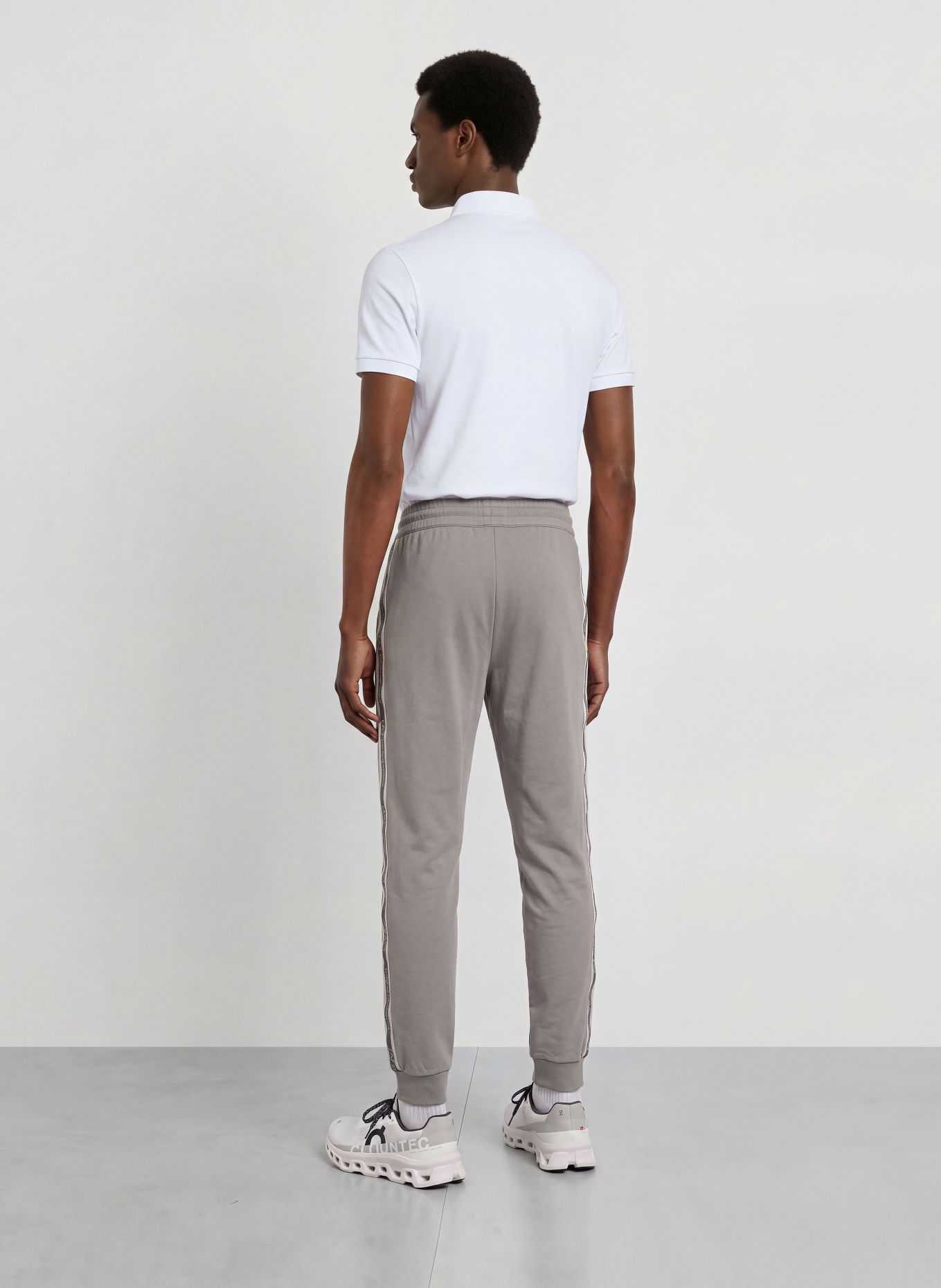 EA7 EMPORIO ARMANI Jersey-poloshirt TRAIN: WIT