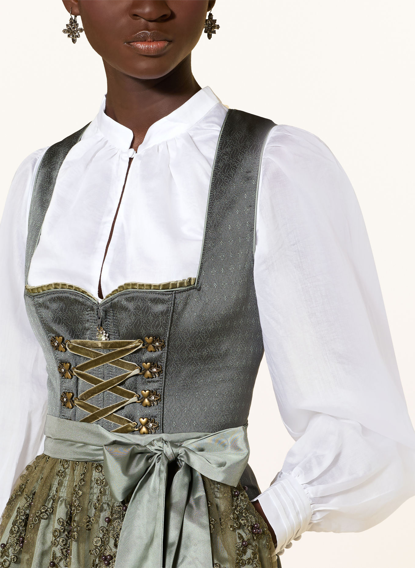 KRÜGER Blouse Dirndl ALENJA: BLANC