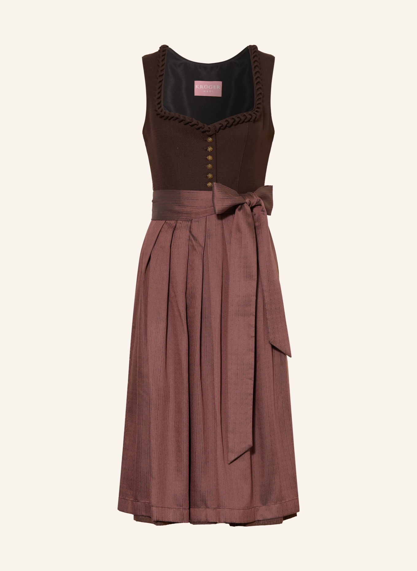 KRÜGER ORLINAE Dirndl: DARK RED