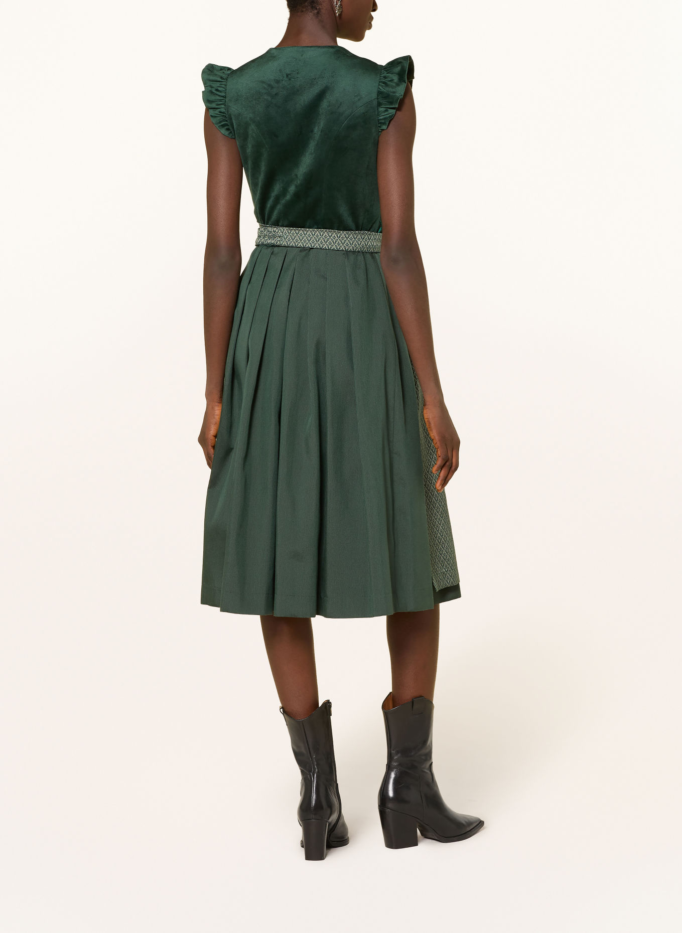 KRÜGER Dirndl KALENIA: DUNKELGRÜN / GRÜN