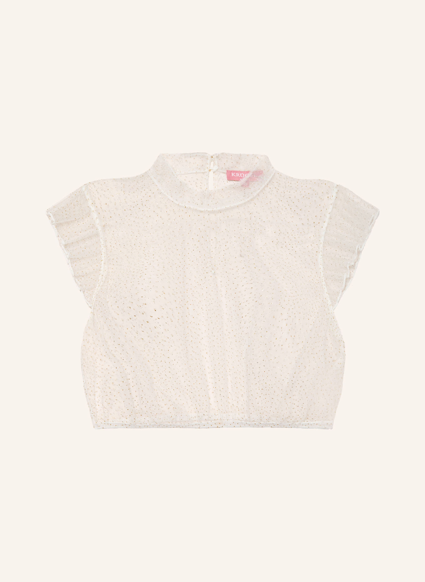 KRÜGER Dirndlbluse EVELINE aus Mesh: WEISS