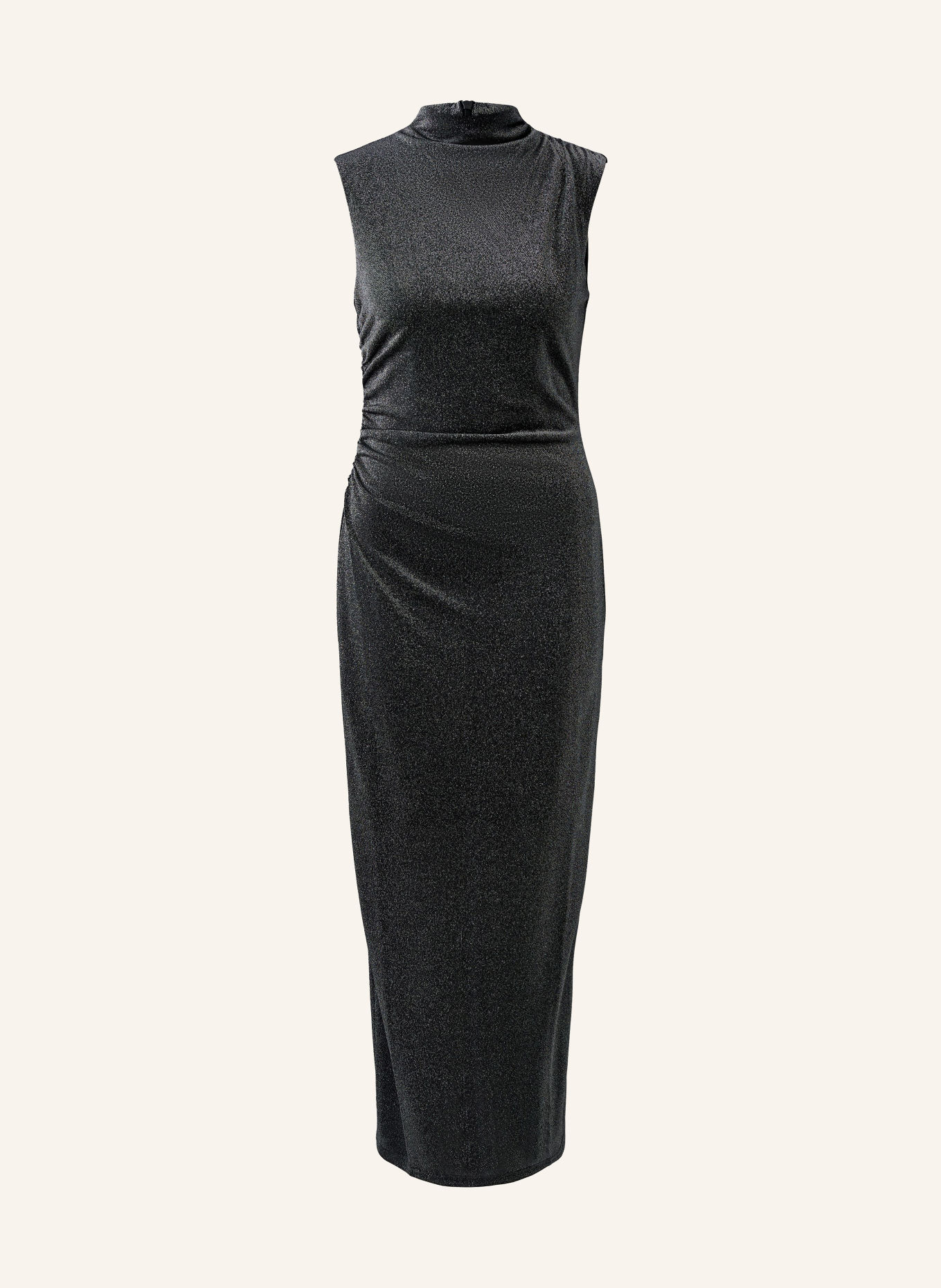 Oui Robe avec fil pailleté: ARGENT