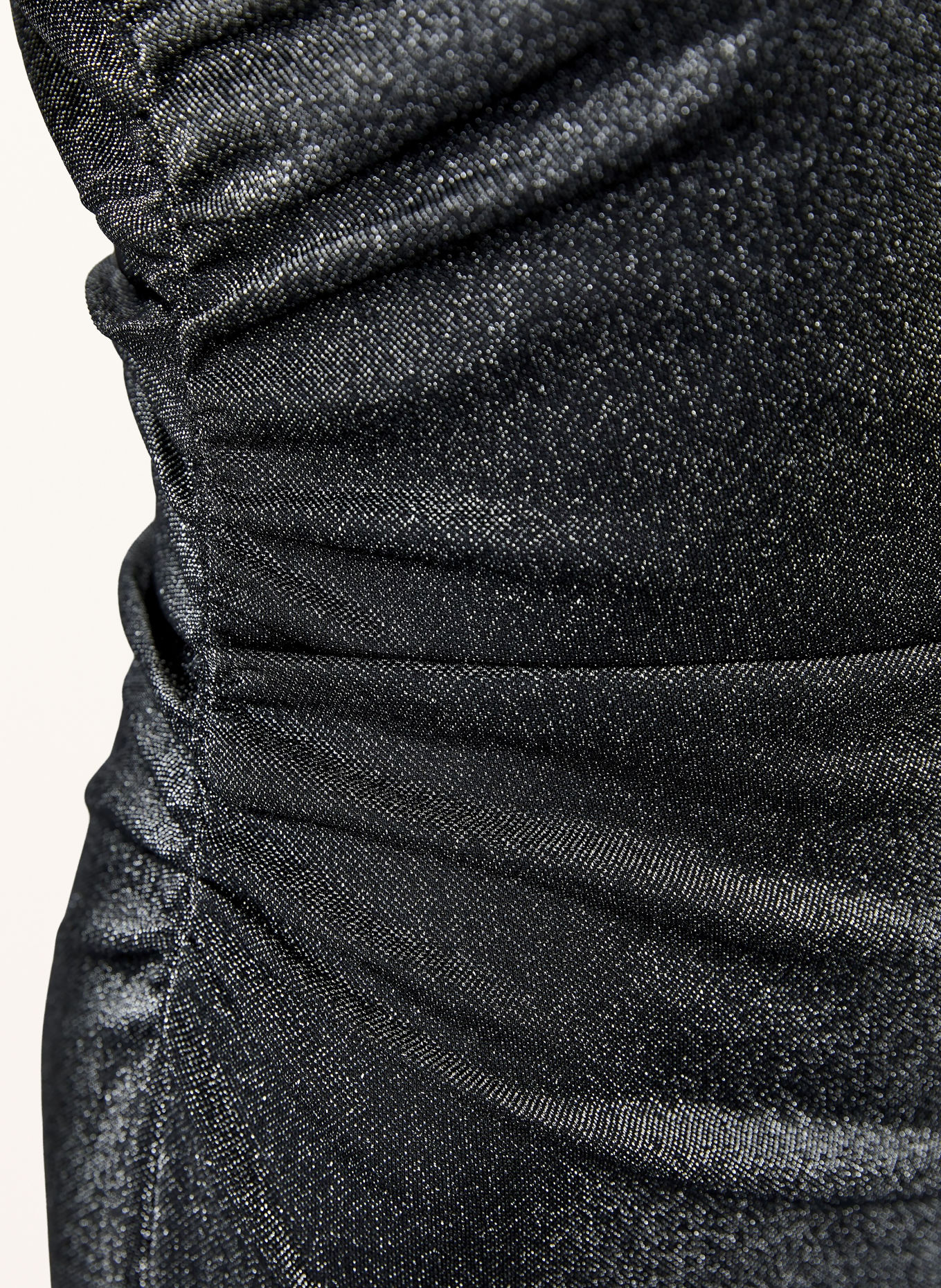 Oui Robe avec fil pailleté: ARGENT
