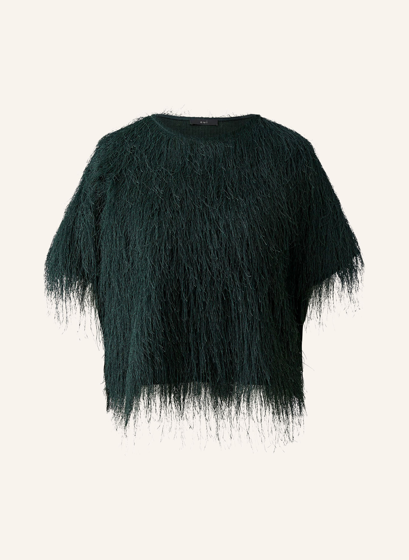 Oui Blusenshirt: DUNKELGRÜN