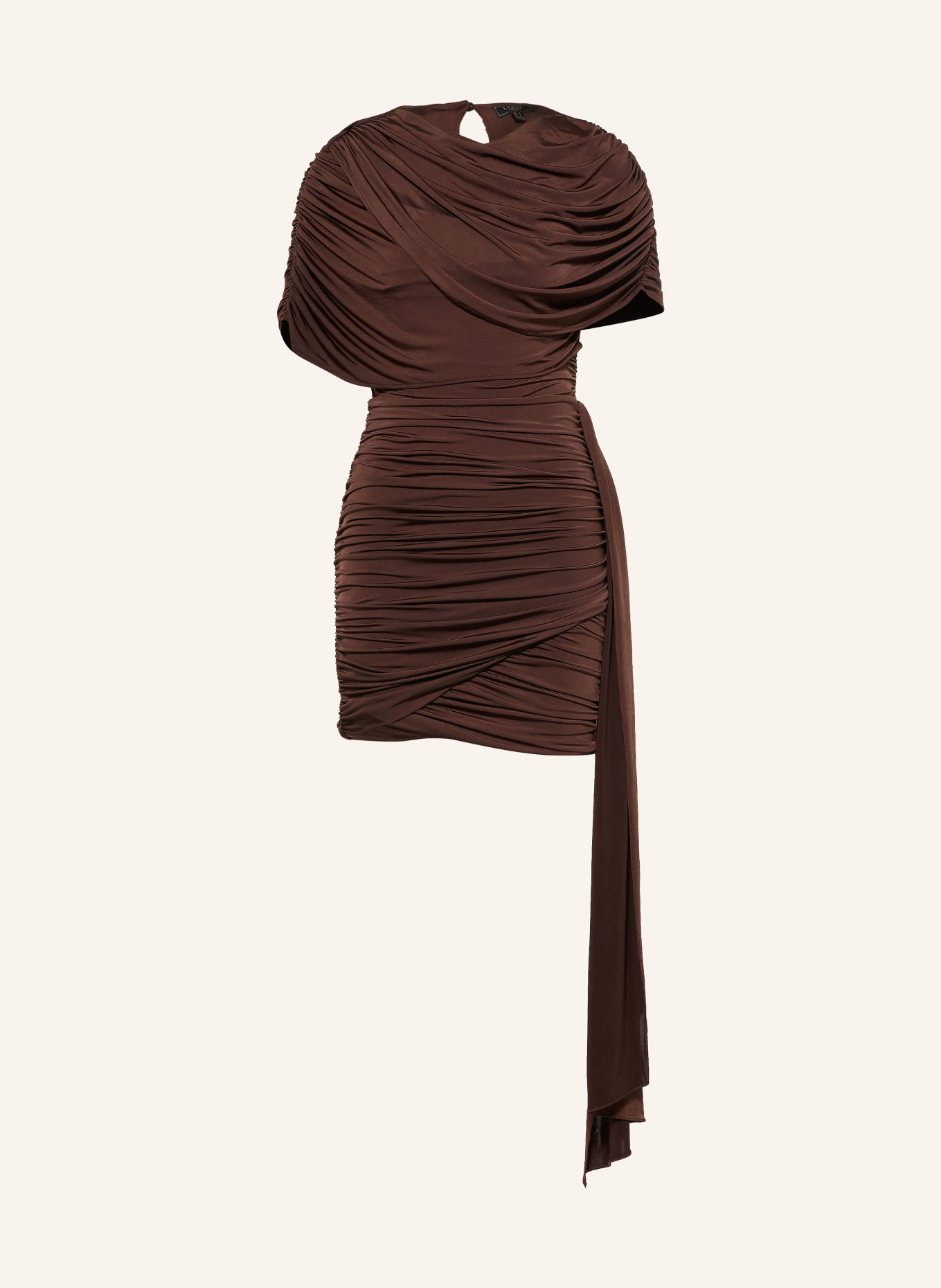LIPSY Dress: DARK BROWN