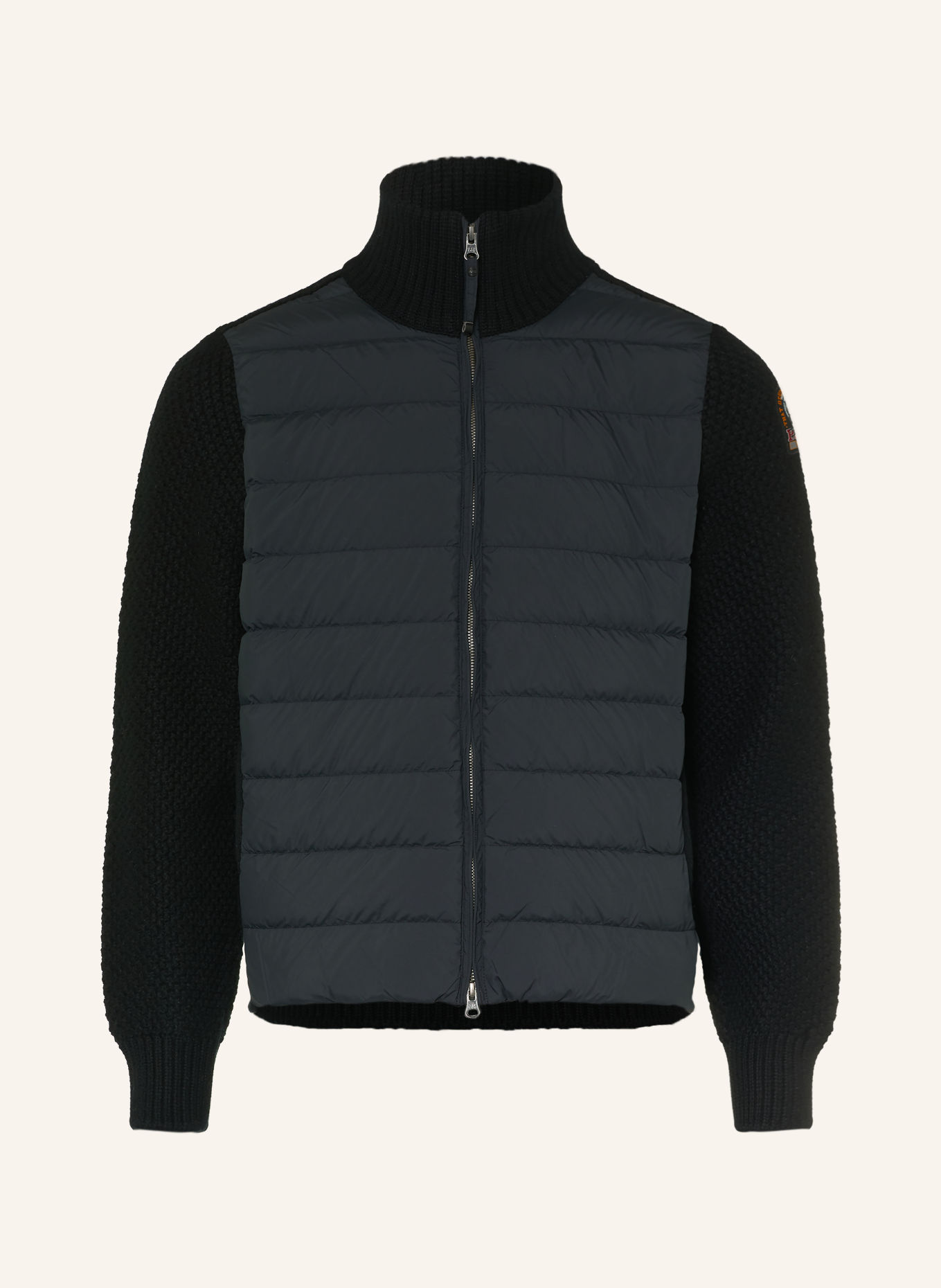 PARAJUMPERS Dunjacka OLMO 2.0 i materialmix: SVART