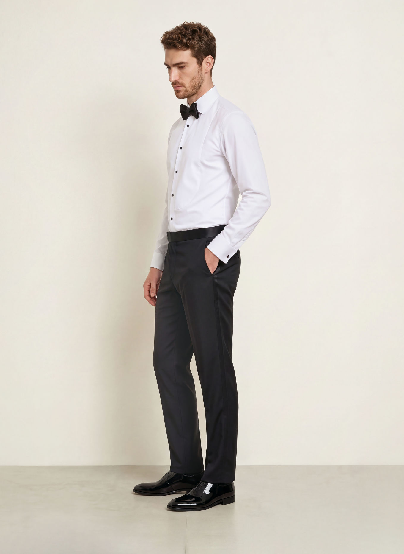 BOSS Koszula HANK Slim Fit: BIAŁY